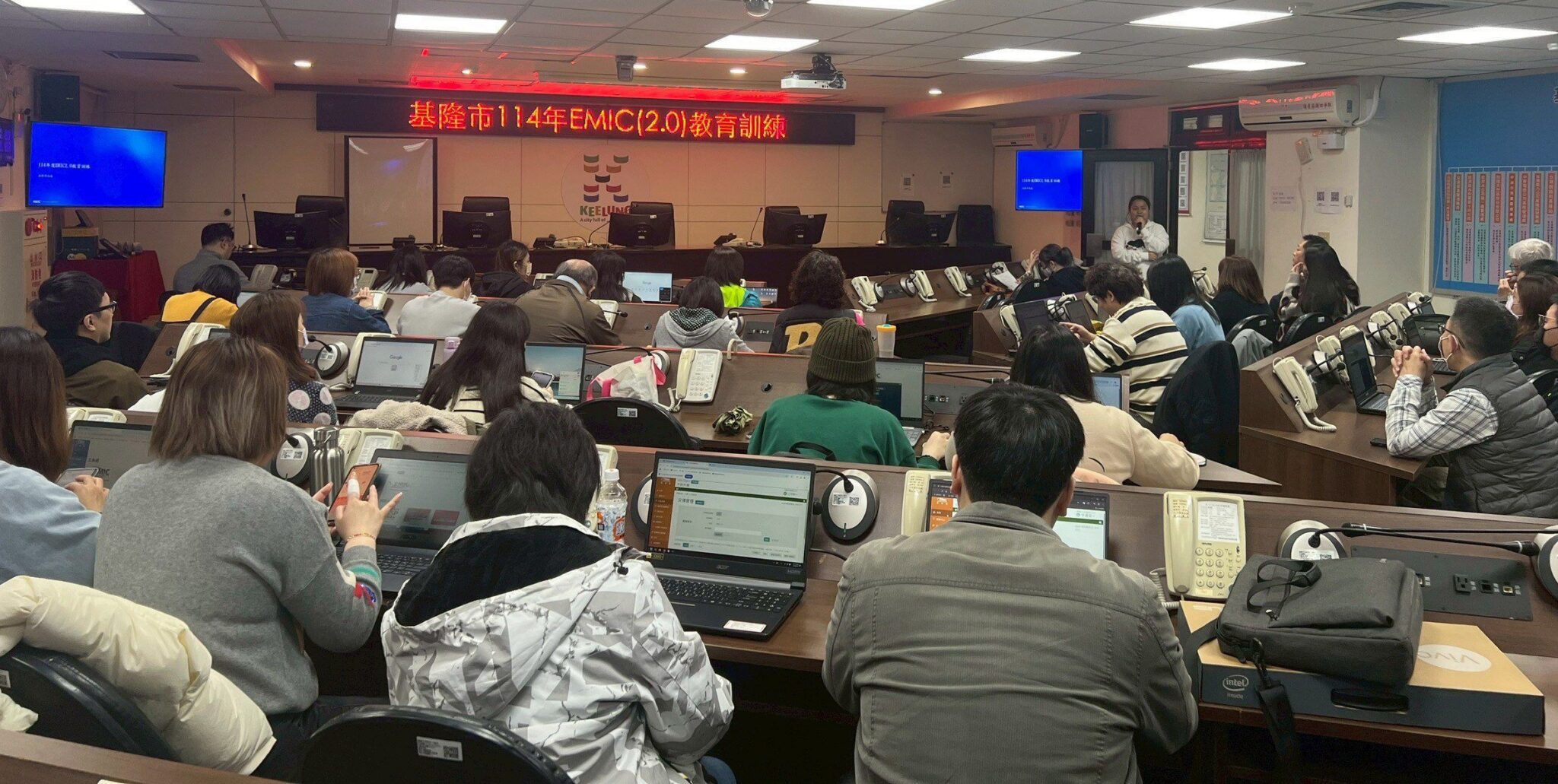 近60防災人員參訓　基隆EMIC2.0實機演練掌握救災黃金時間