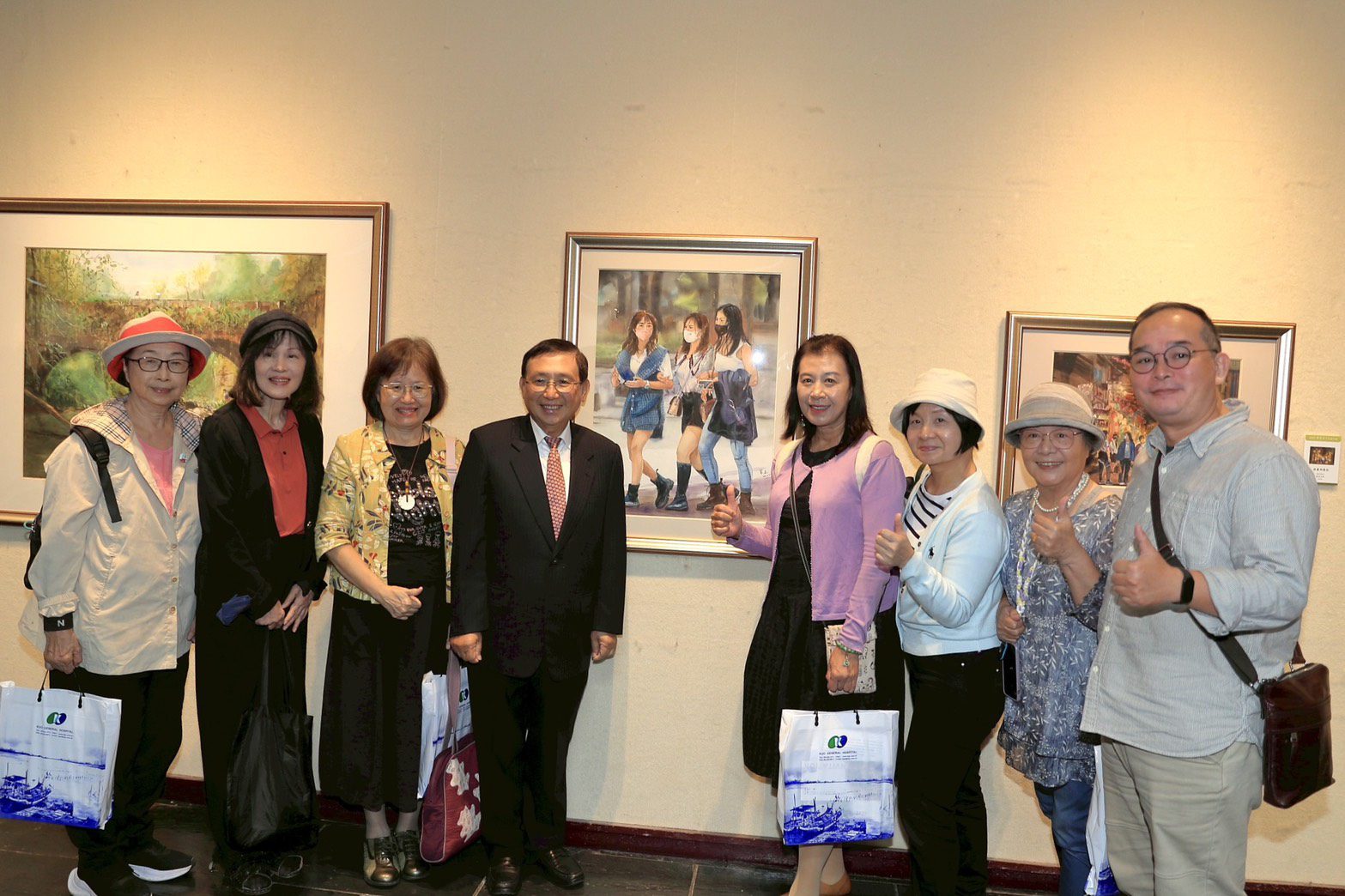 醫藝双頂的郭宗正水彩創作展　南市文化中心展至11/30