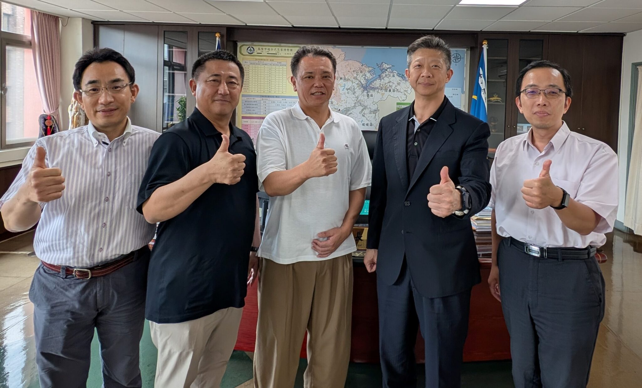 靜岡防災專家拜訪基隆消防局　共談「防災食品」新契機