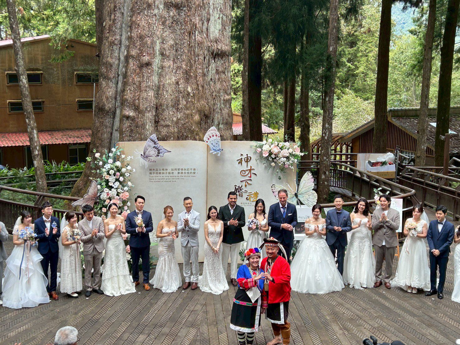 阿里山神木婚禮入住阿里山賓館　盡享絕美無價雲瀑流雲婚旅