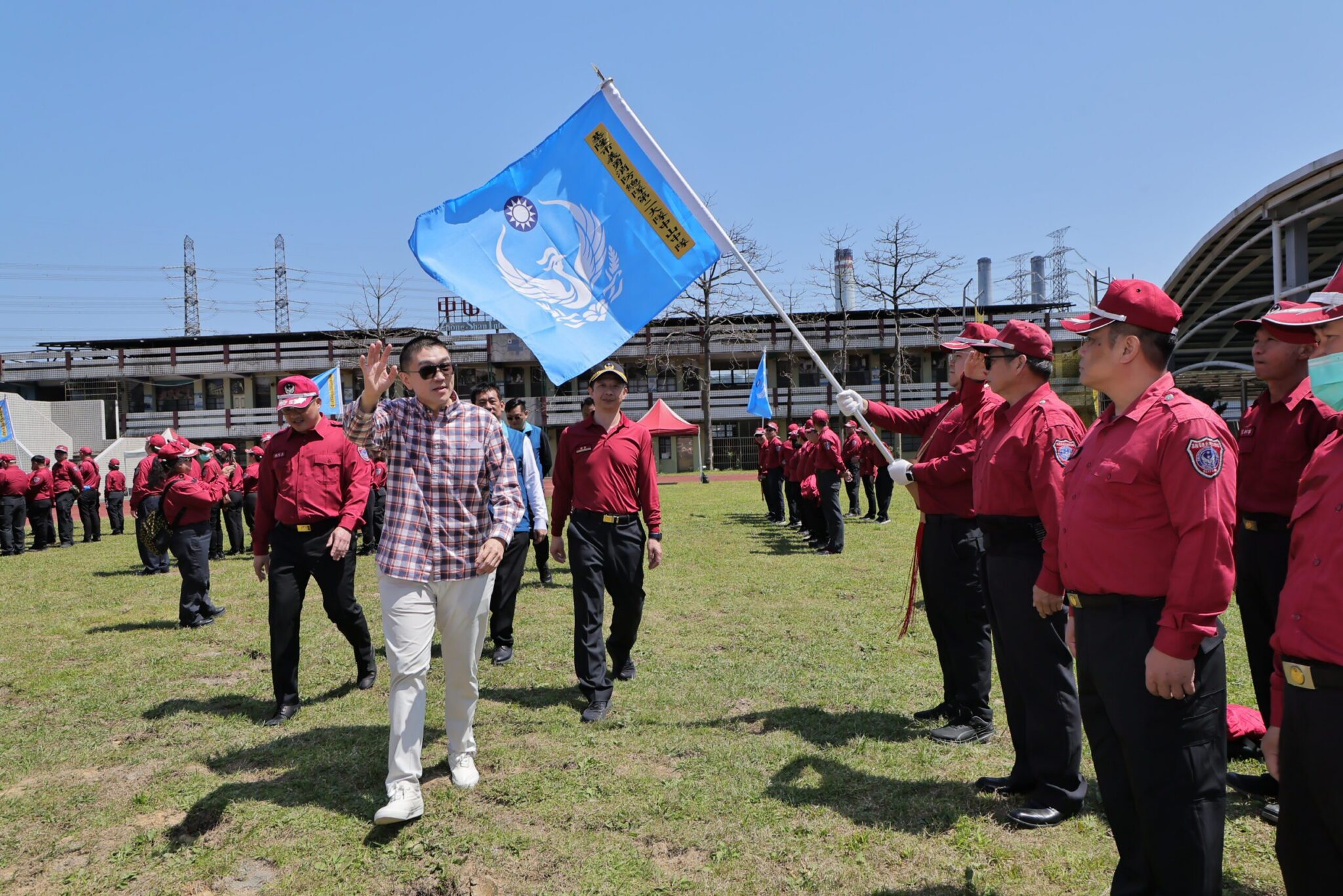 基隆市消防局舉辦義消校閱　成果驗收展現訓練實力