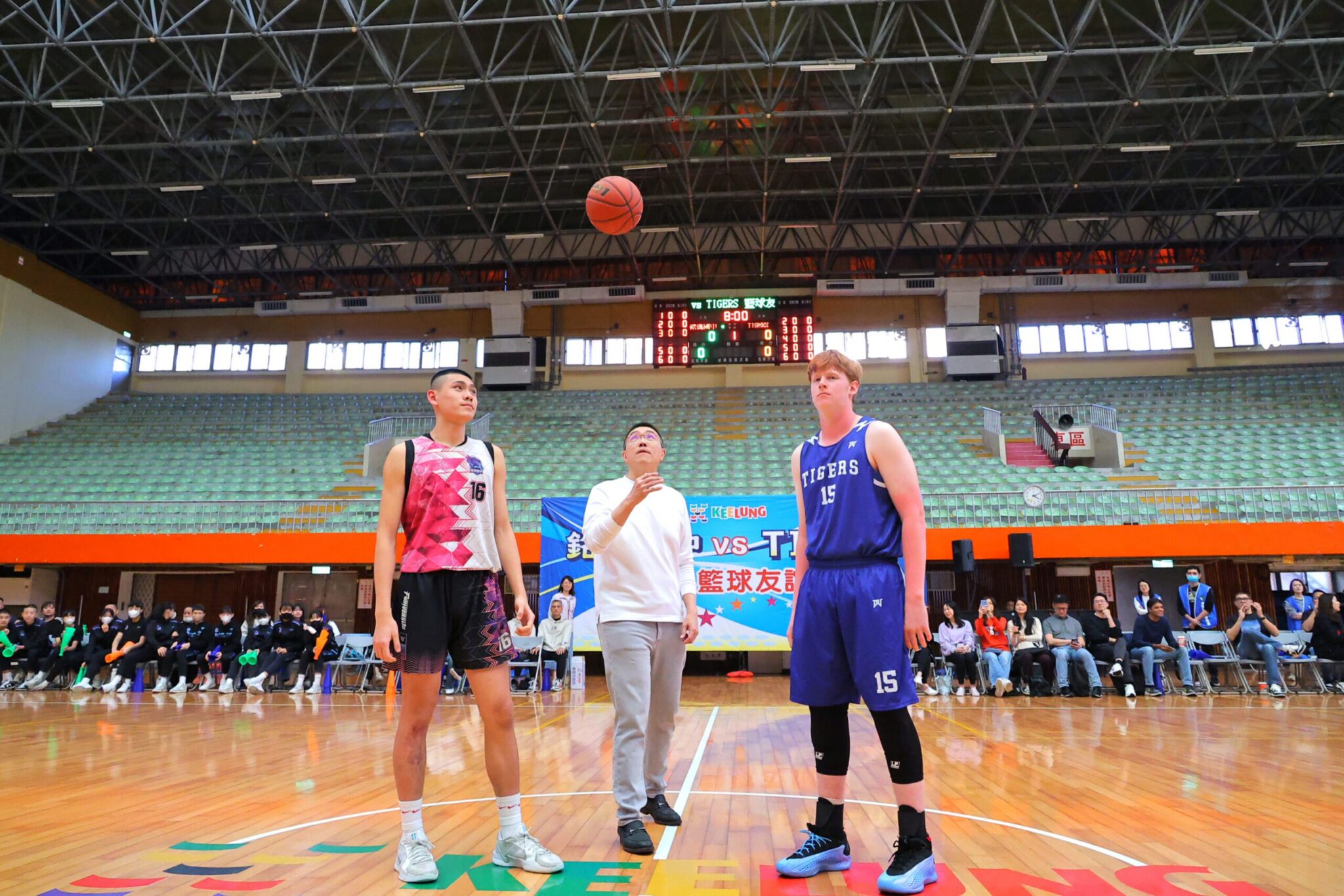 銘傳國中對戰台北美國學校TIGERS籃球隊 友誼交流賽熱血開打! 銘傳國中對戰台北美國學校TIGERS籃球隊 友誼交流賽熱血開打!