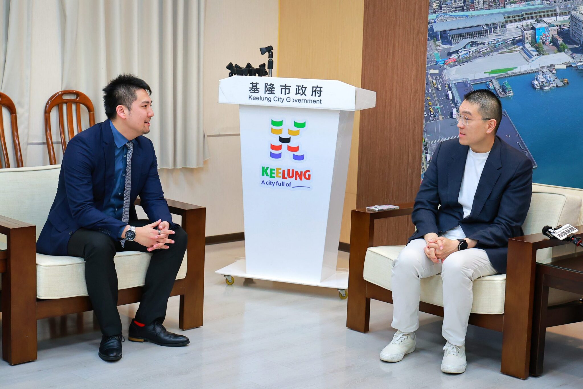 基隆優秀青年拜會市長　熱議城市發展與青年議題