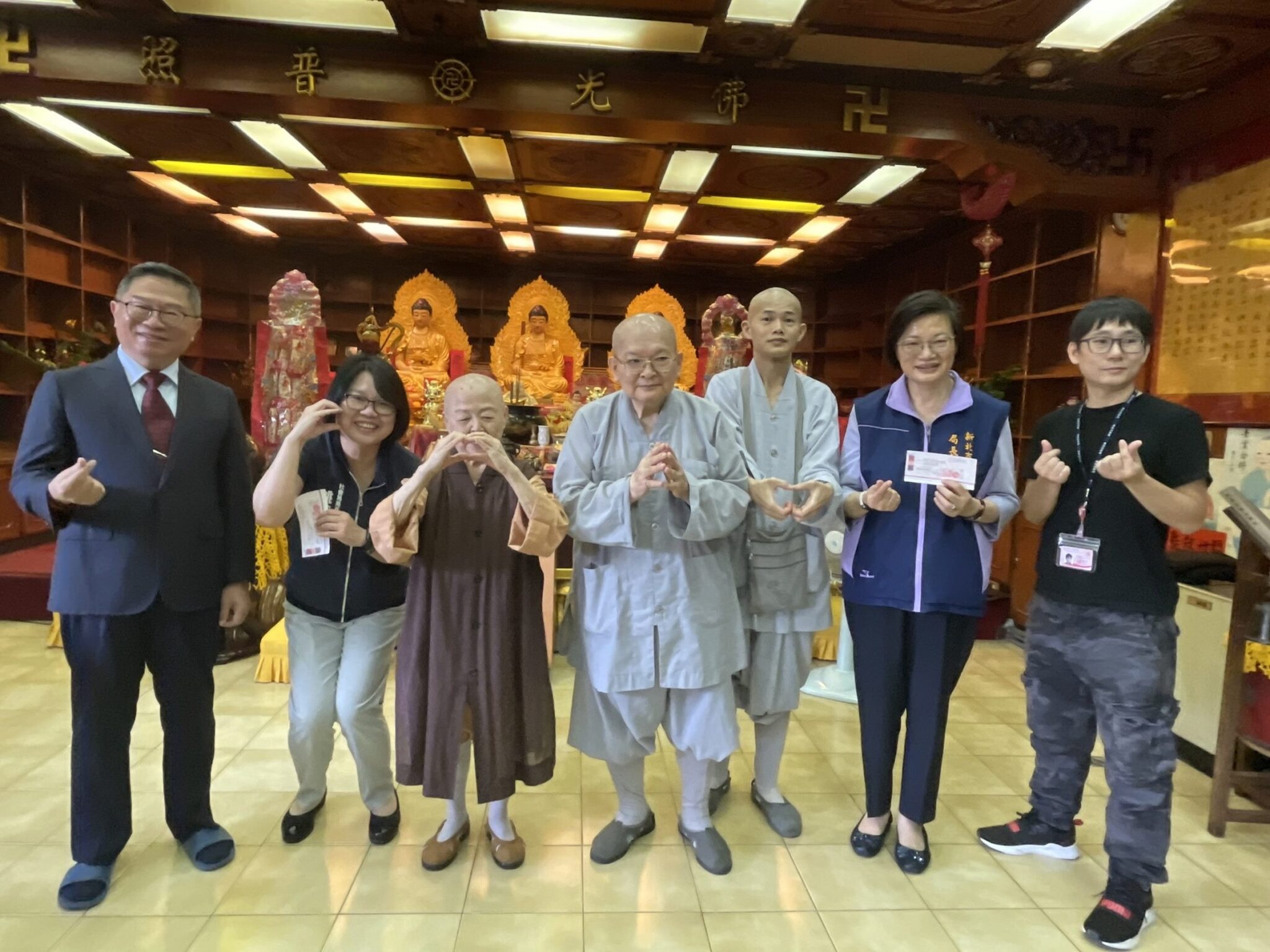 佛國悟宗淨土彌陀禪寺捐善款　助雙北急難救助