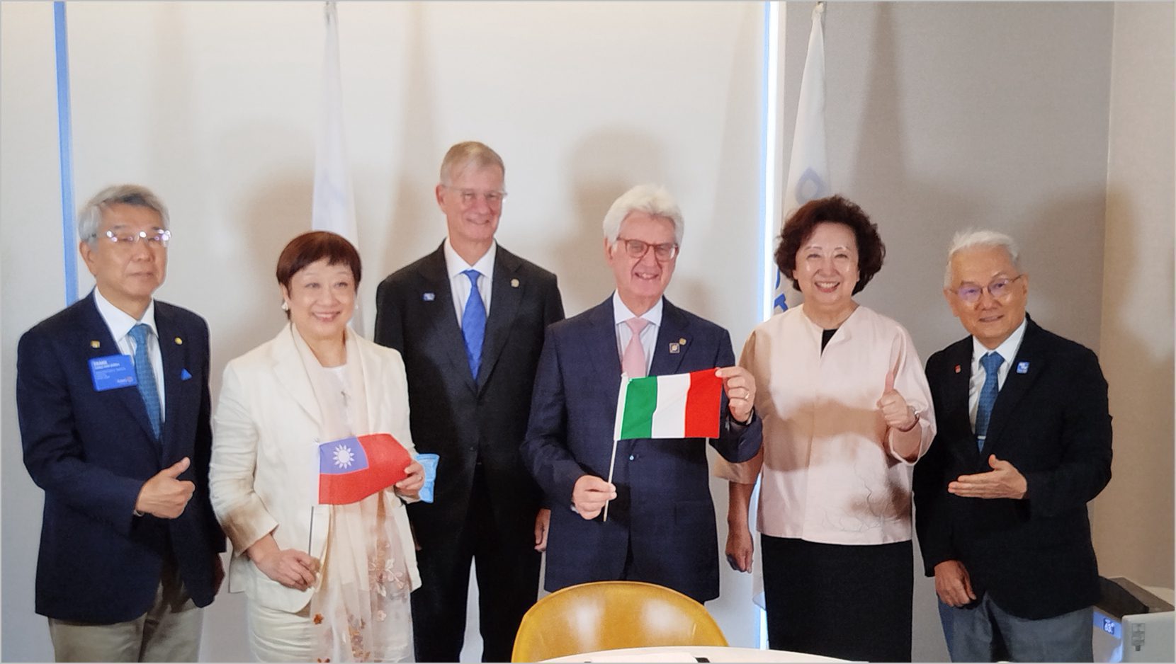 國際扶輪社長弗朗西斯科首訪台灣　勘察2026年6月台北舉行的「國際扶輪第121屆世界年會」場地