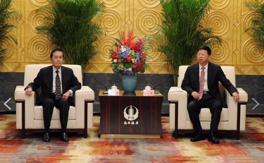 張榮恭與中台辦主任宋濤、上海市委書記陳吉寧會面　重申國民黨兩岸立場　明赴昆山和台商台胞座談