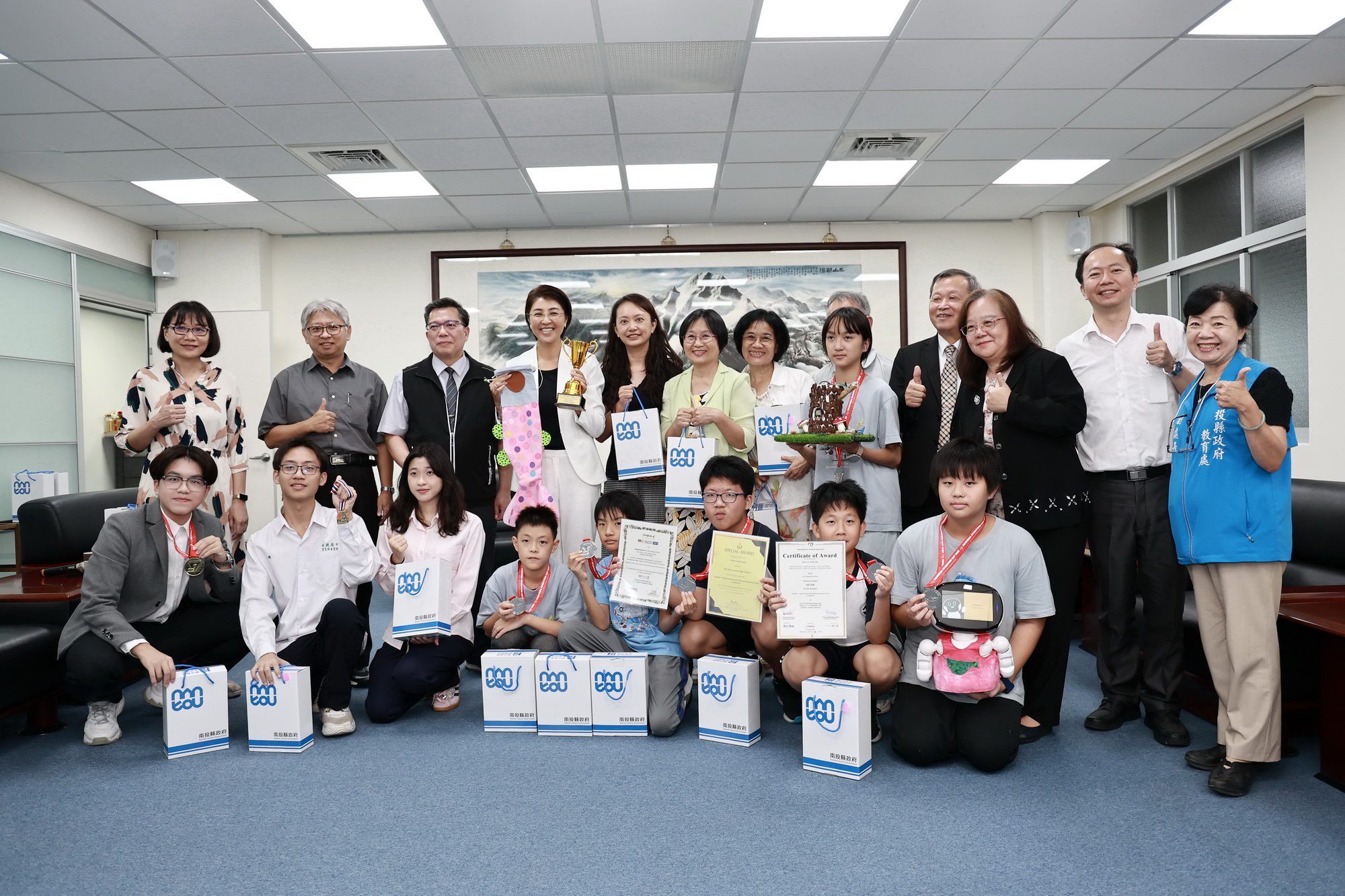 南投學子勇奪國際發明大獎　縣府表揚肯定創新實力