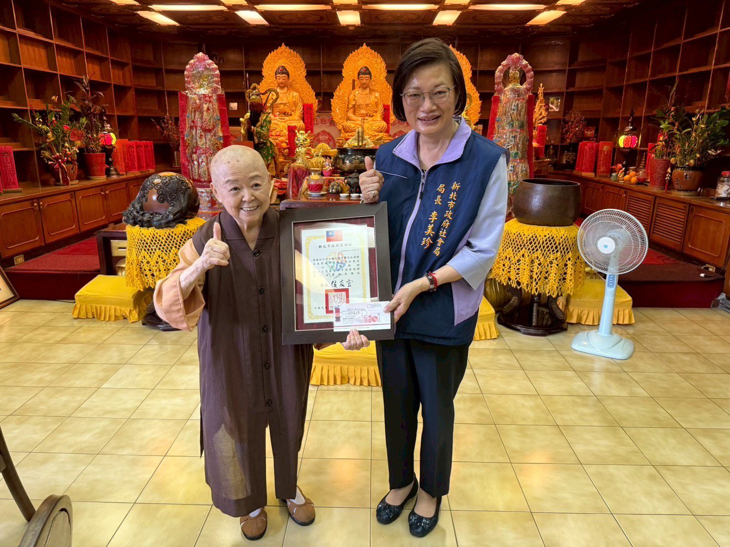 佛國悟宗淨土彌陀禪寺捐急難救助金　釋自弘師父立志行善長年支持公益