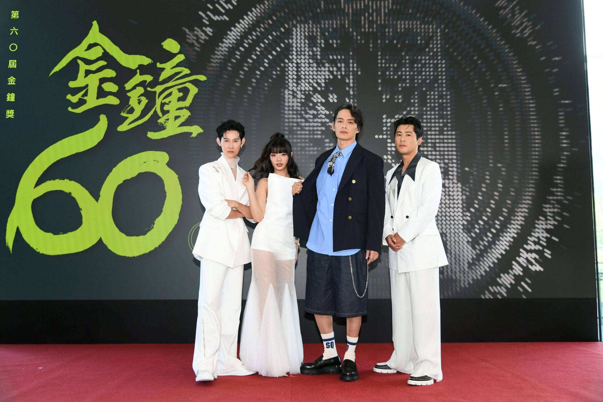 金鐘60星光大道主持群節目類 木木搭檔夏和熙 戲劇類黃鐙輝 黃迪揚男男組合