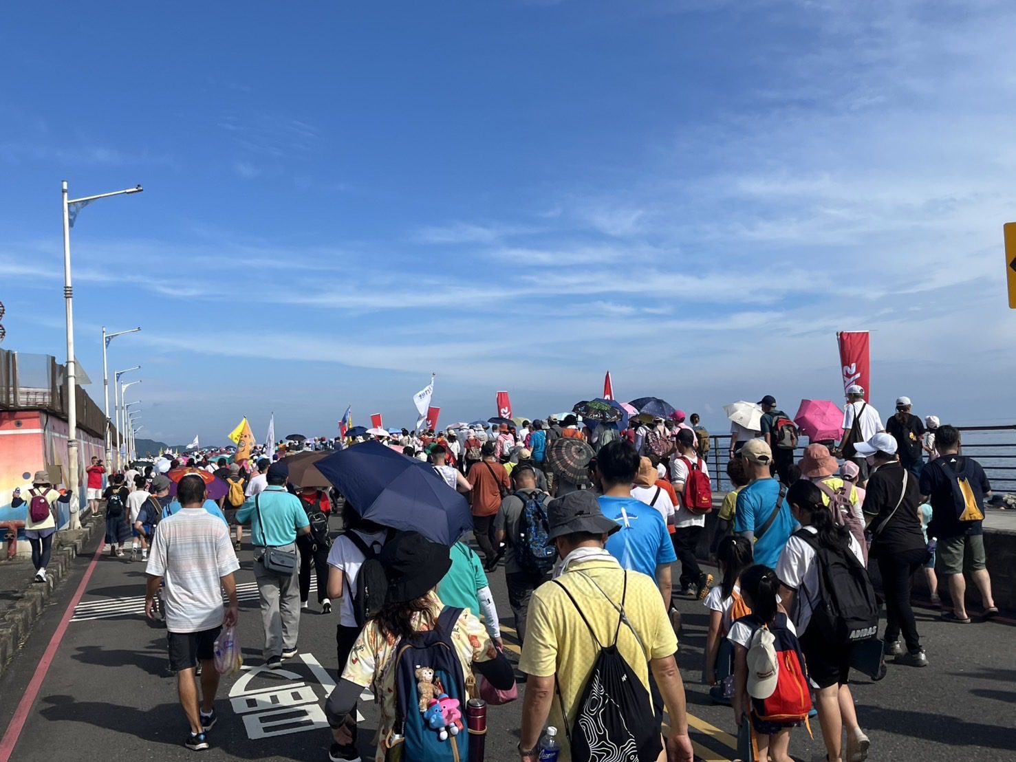 基隆外木山萬人健走　全國21縣市齊聚揮汗賞海景