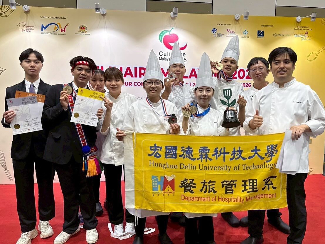 宏國德霖科大洪以萱閃耀Culinaire Malaysia 2025 台灣首度晉級世界青年廚師總決賽 勇奪亞洲冠軍加綠色鍋鏟大獎