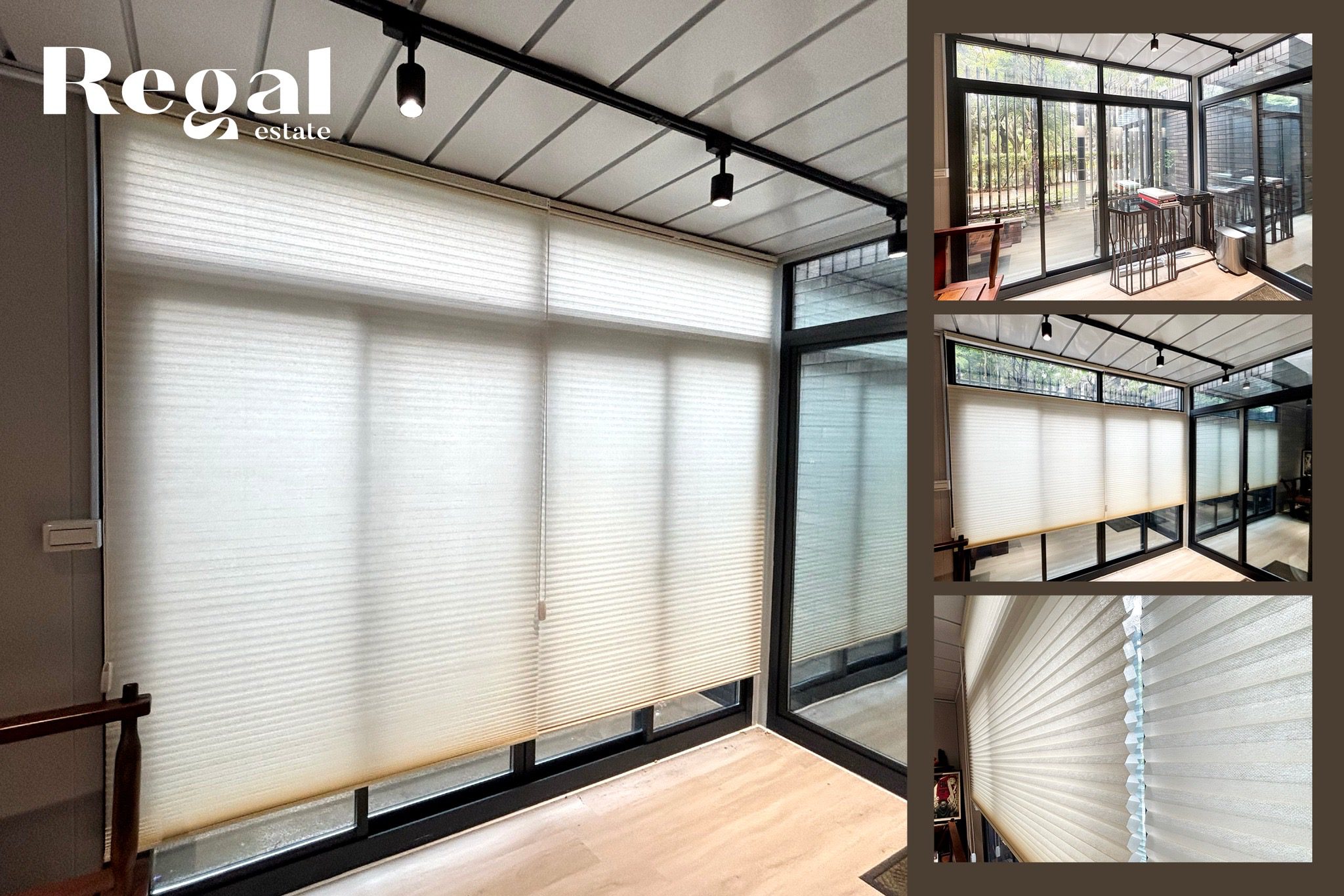 家具褪色、皮革乾裂？罪魁禍首是陽光！蜂巢簾居家防曬抗UV全面升級  芮格居家進駐磐德廚藝玻璃屋會客空間  客製化無段上下雙開  遮光兼顧隱私