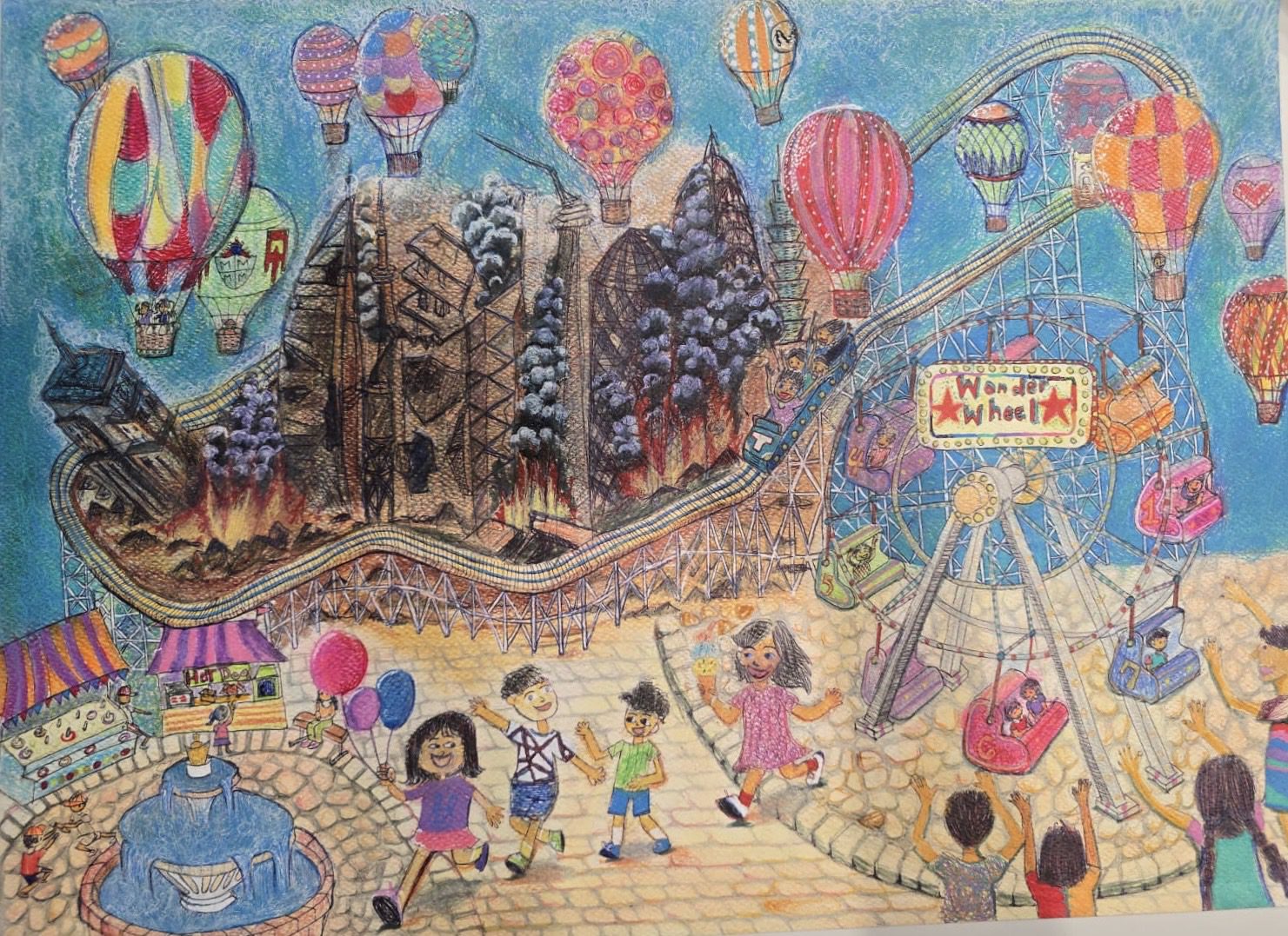 三敬藝術代理最年輕藝術家　徐敬倫以《戰火中失去的童年夢》榮獲特優殊榮