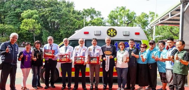 用愛延續幸福！SUN流通集團再捐救護車　連續11年傳愛台灣