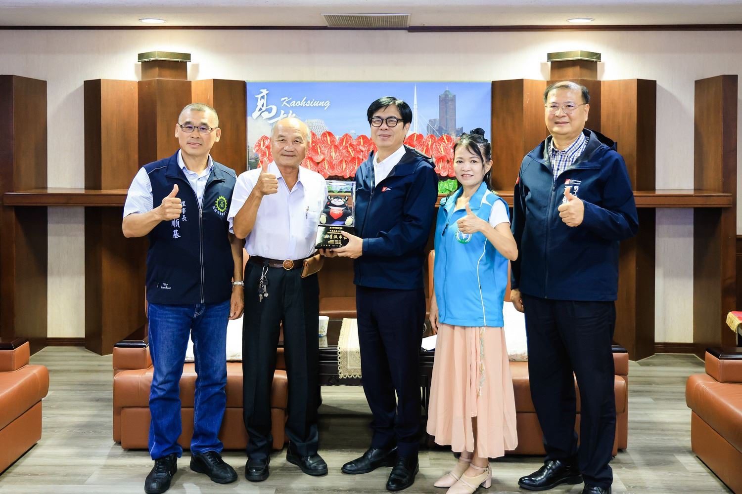 高市三大總工會拜會市府　陳其邁：深化勞工權益保障　攜手打拚高雄未來