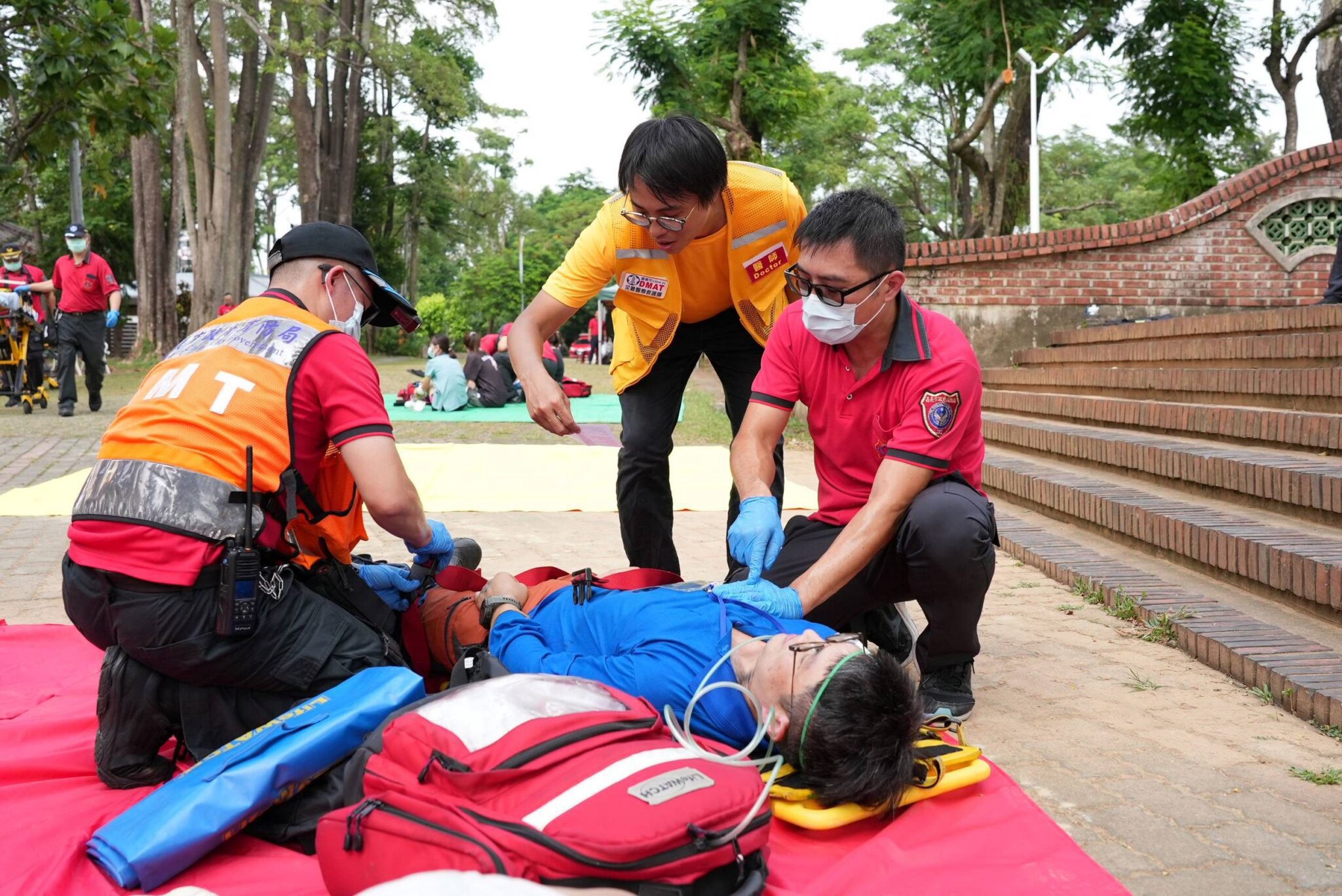 嘉基聯手消防單位 實戰驗證災難應變力與醫療韌性 嘉基聯手消防單位 實戰驗證災難應變力與醫療韌性