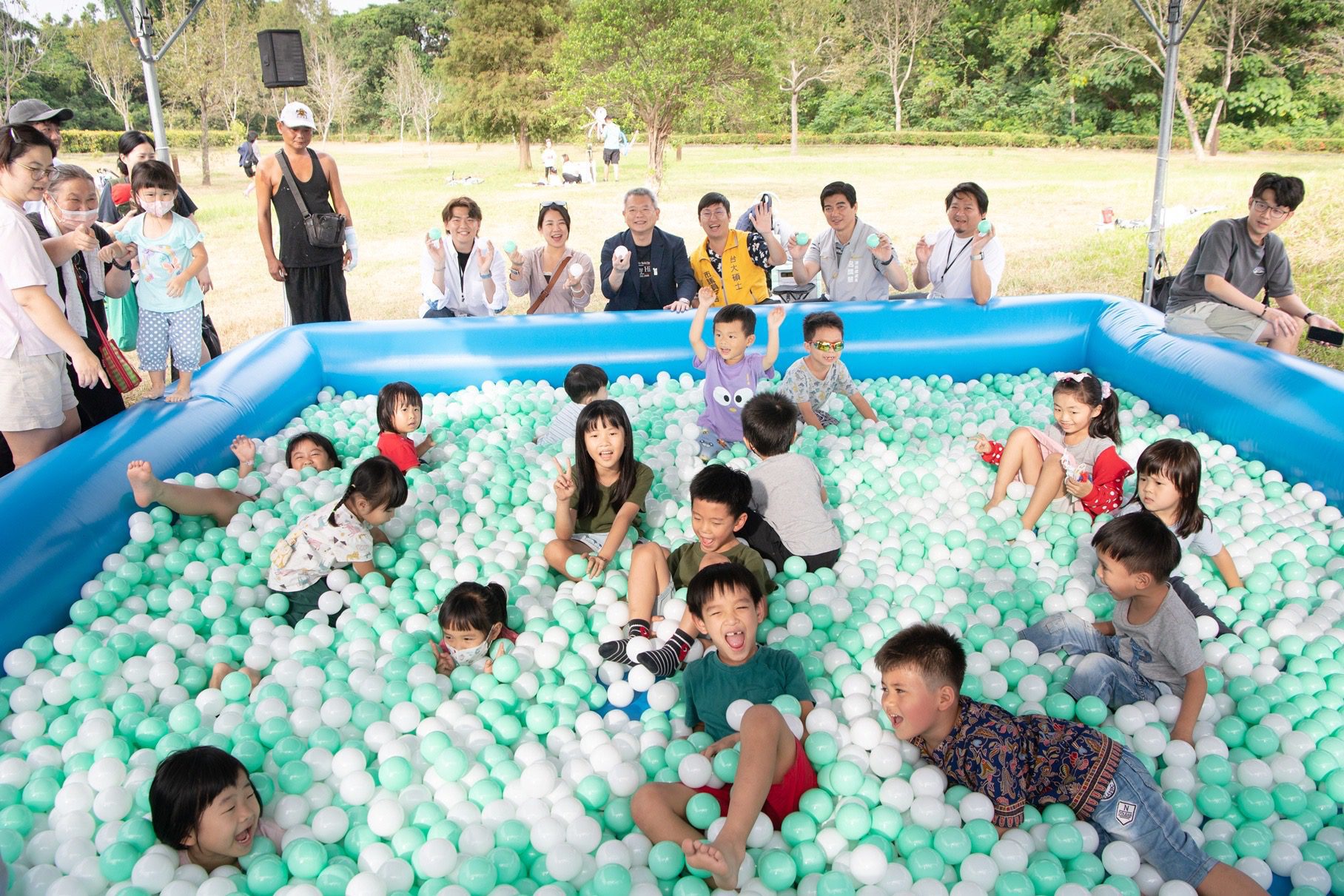 嘉義市「綠豆仁歡聚派對」登場　親子同樂為城市博覽會暖身
