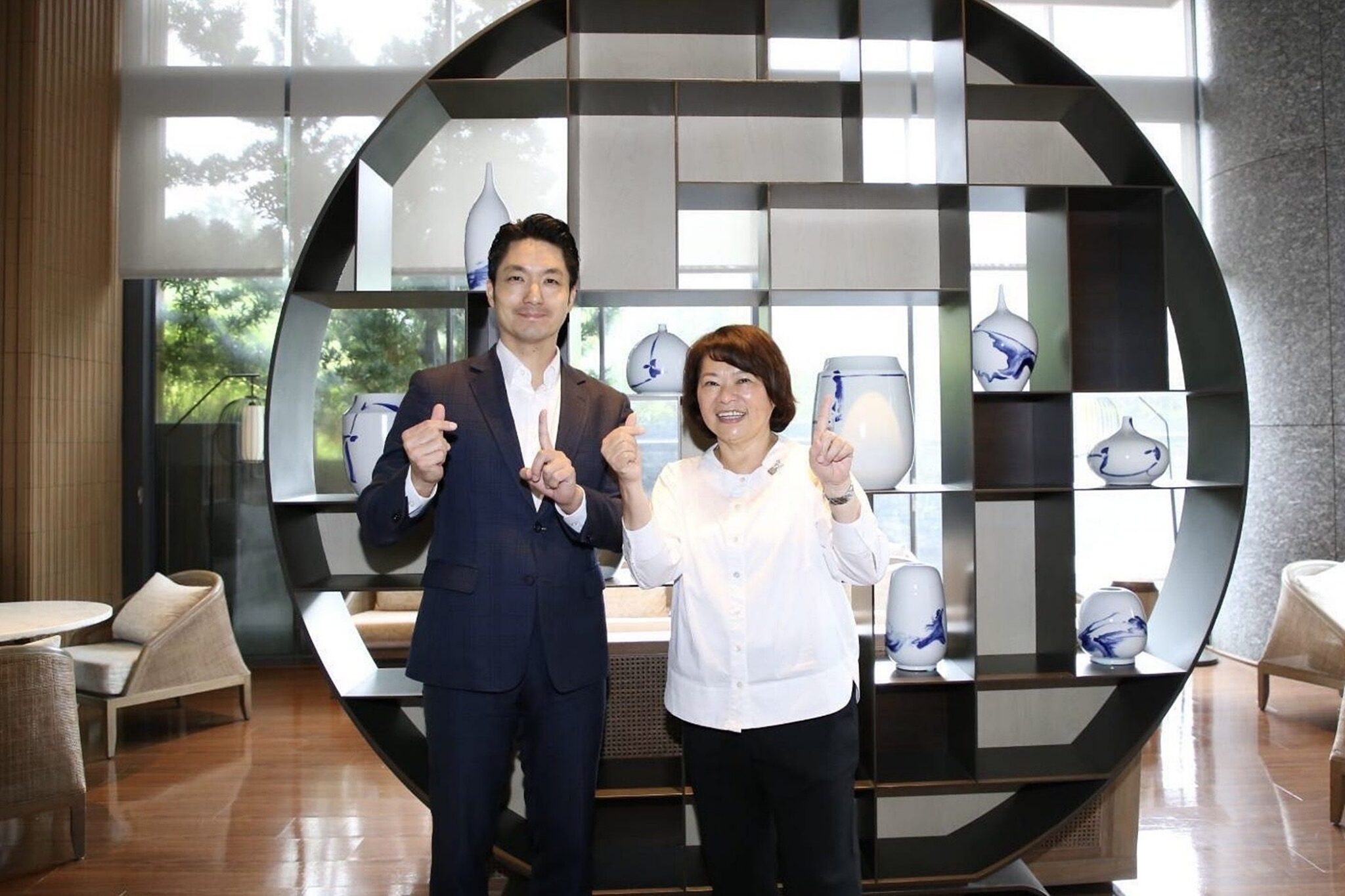 嘉義市長黃敏惠率隊訪北市　與蔣萬安共商城市創新解方