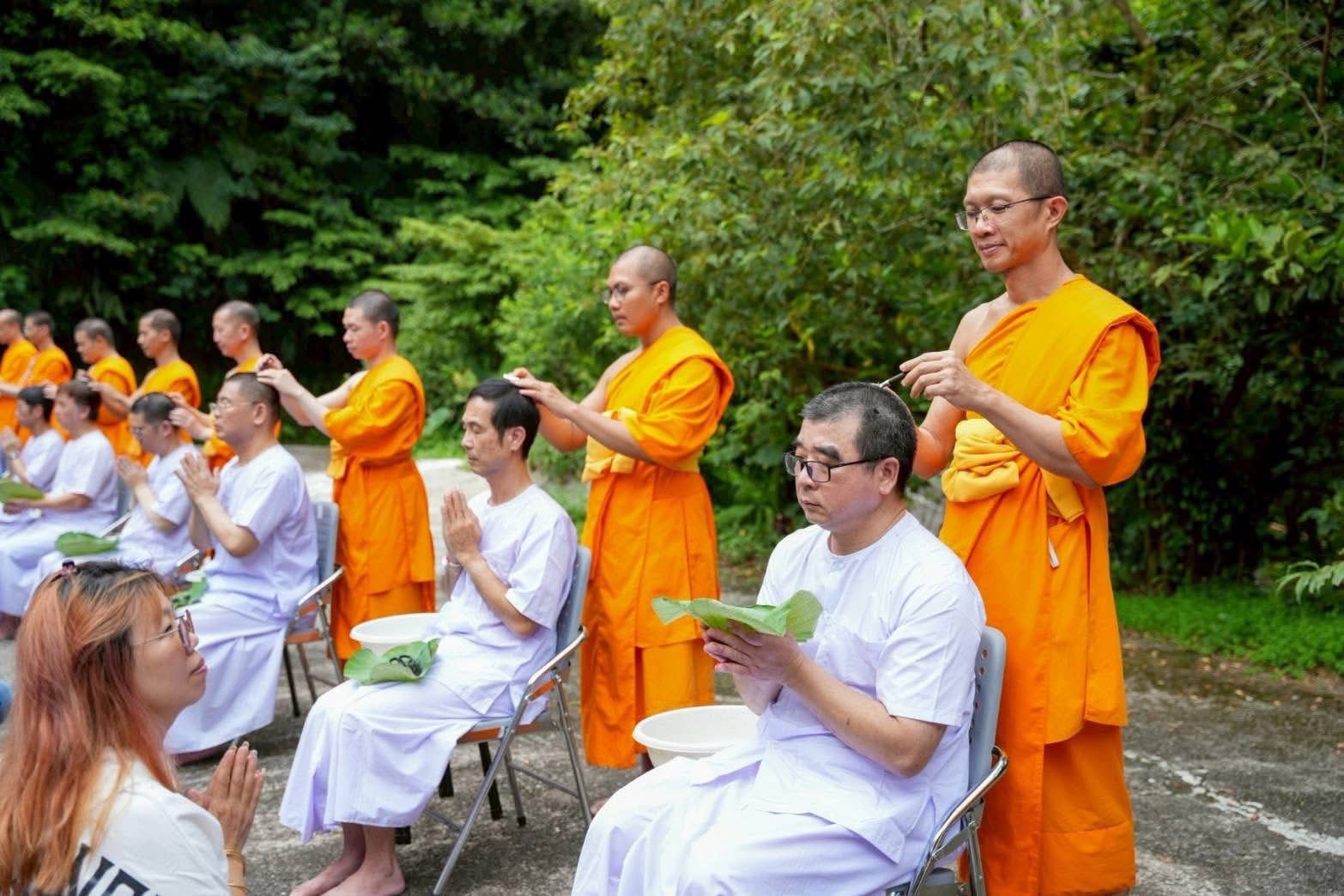 法身寺30週年｜24位佛子披袈裟短期出家　回歸南傳佛法本懷