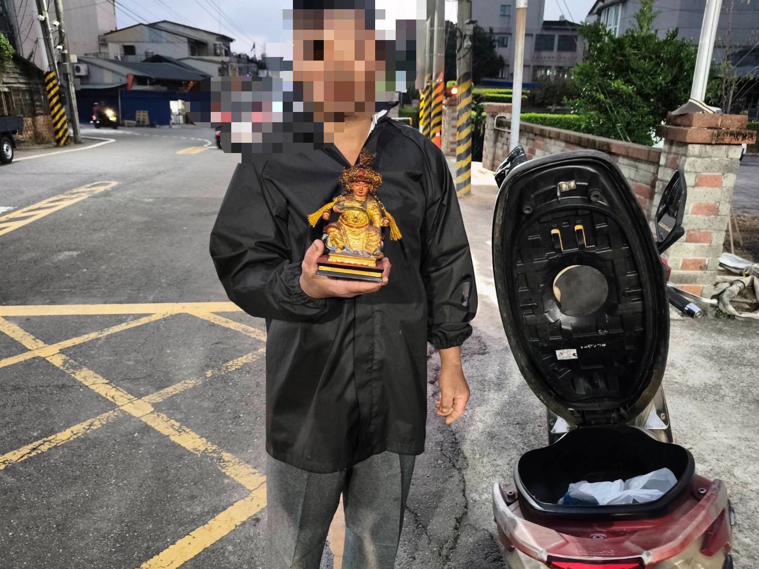 番路太子元帥神尊遭竊　中埔警循線速逮竊賊