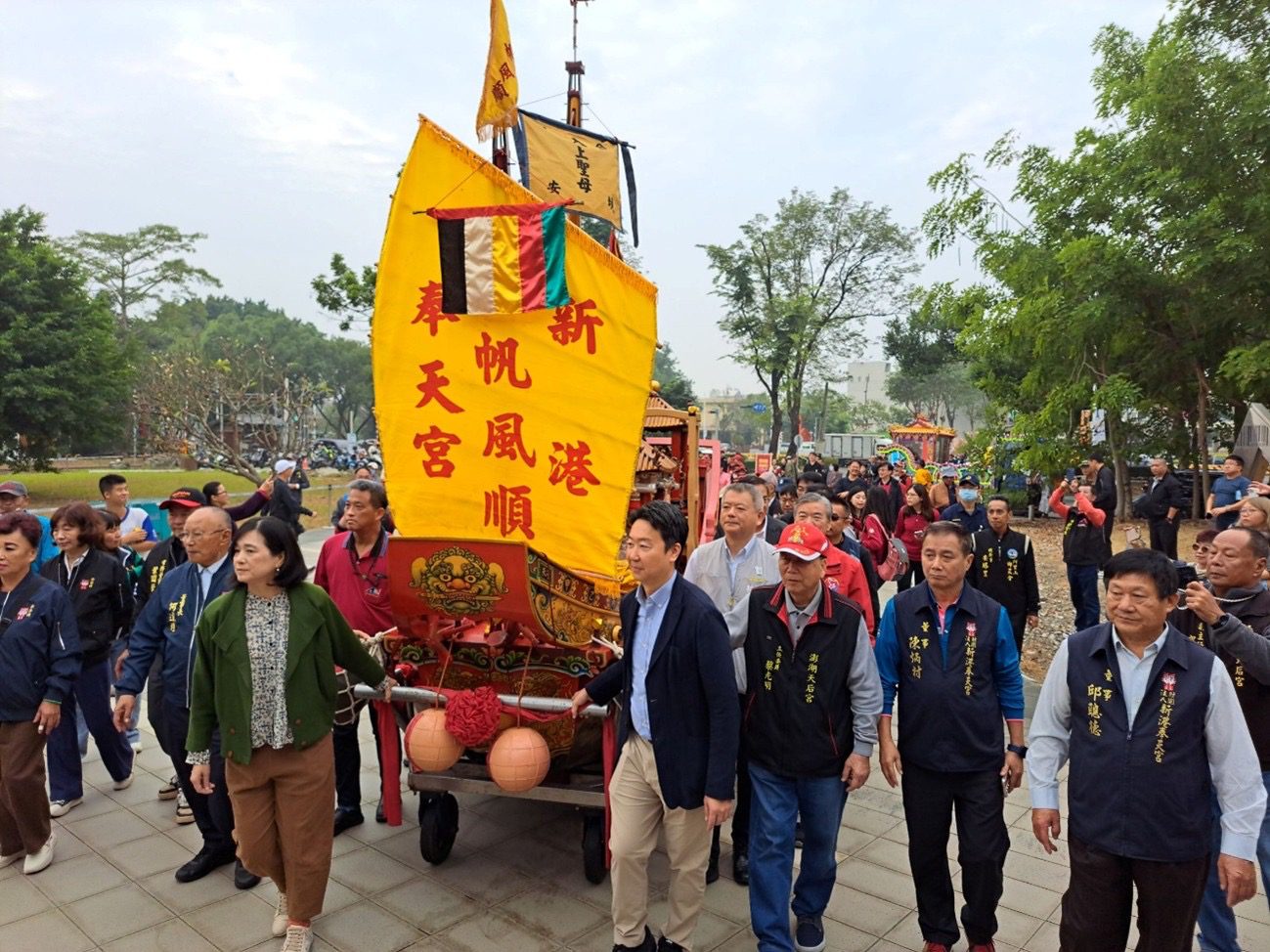 海神媽祖登上林鐵栩悅號　阿里山神旅行正式啟程