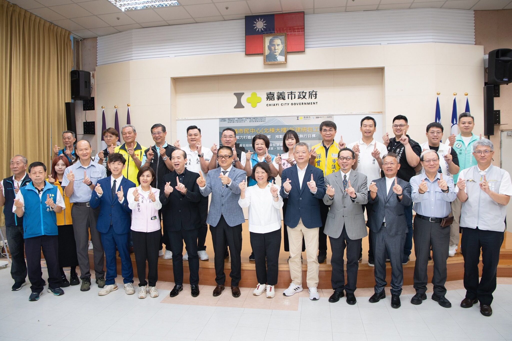 嘉義市市民中心北棟大樓統包工程簽約　黃敏惠：智慧永續新地標