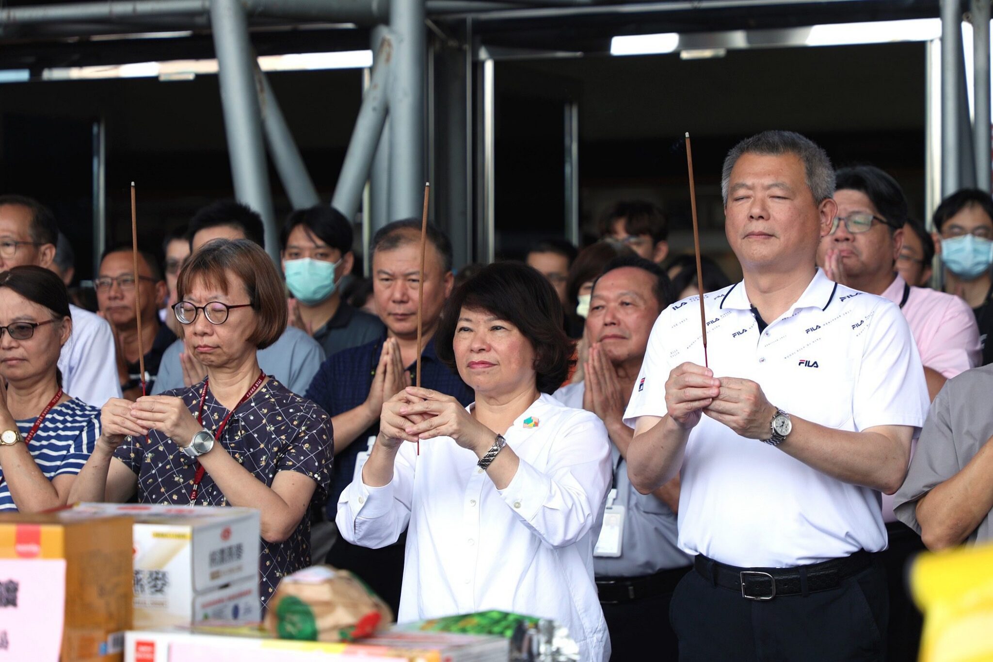 嘉義市府普渡祭典倡環保祭祀　黃敏惠祈願順心安康