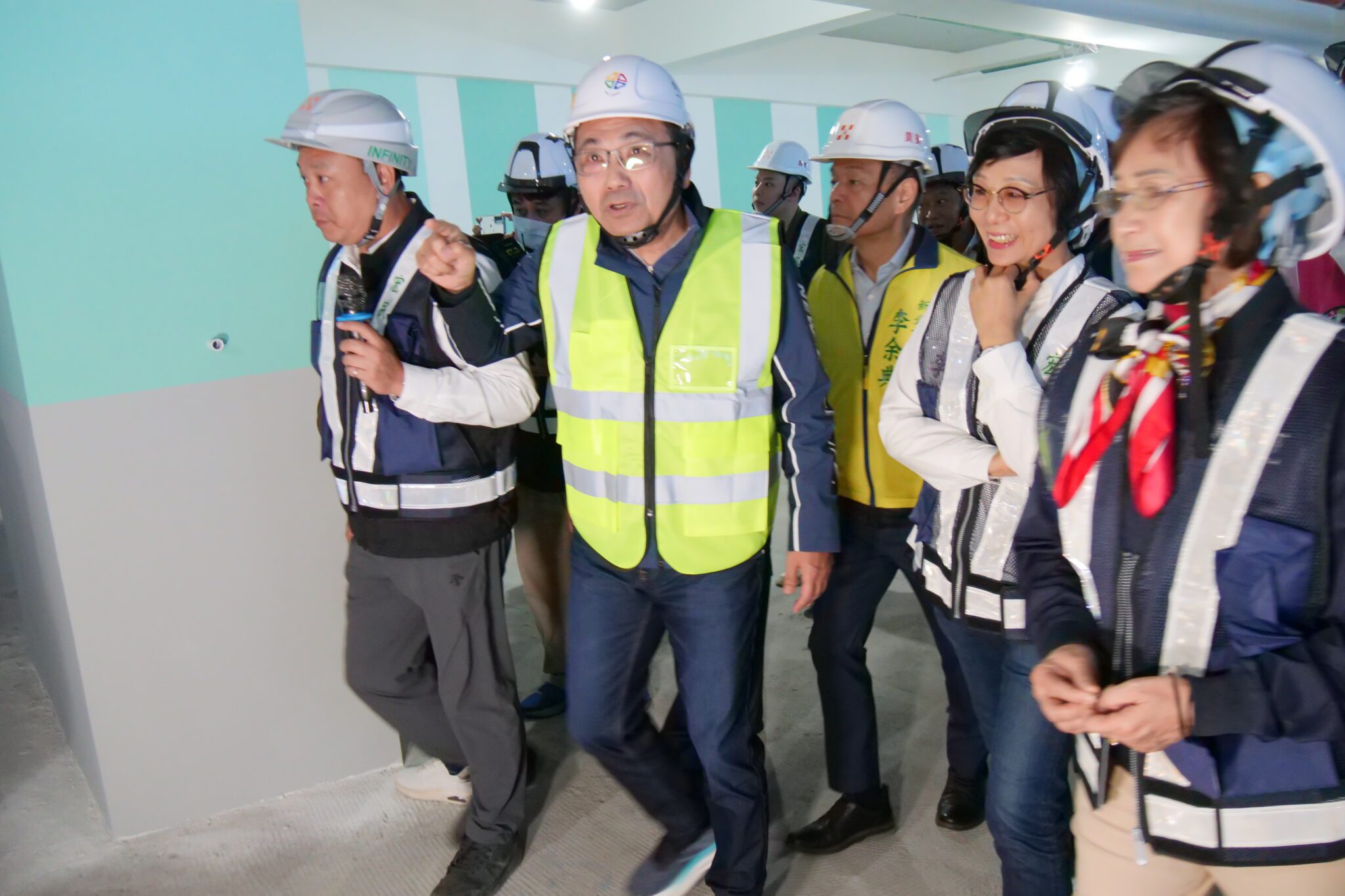 蘆洲長安立體停車場工程進度超前 侯友宜視察要求力拚明年10月完工 打造停車、社福的多功能空間 蘆洲長安立體停車場工程進度超前 侯友宜視察要求力拚明年10月完工 打造停車、社福的多功能空間