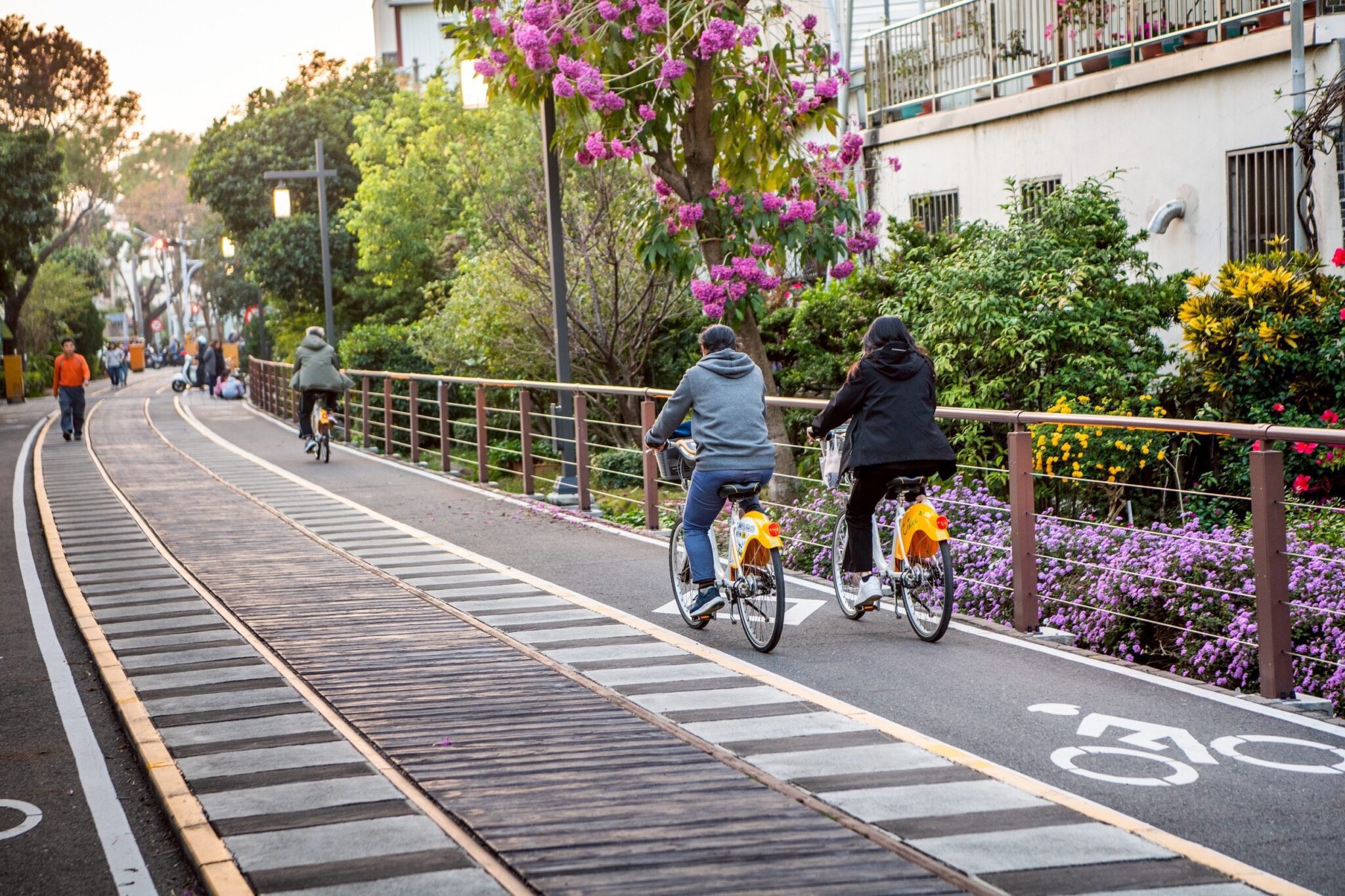 嘉油鐵馬道導入AI辨識減少違規車輛闖入成效顯著　年底再增12處
