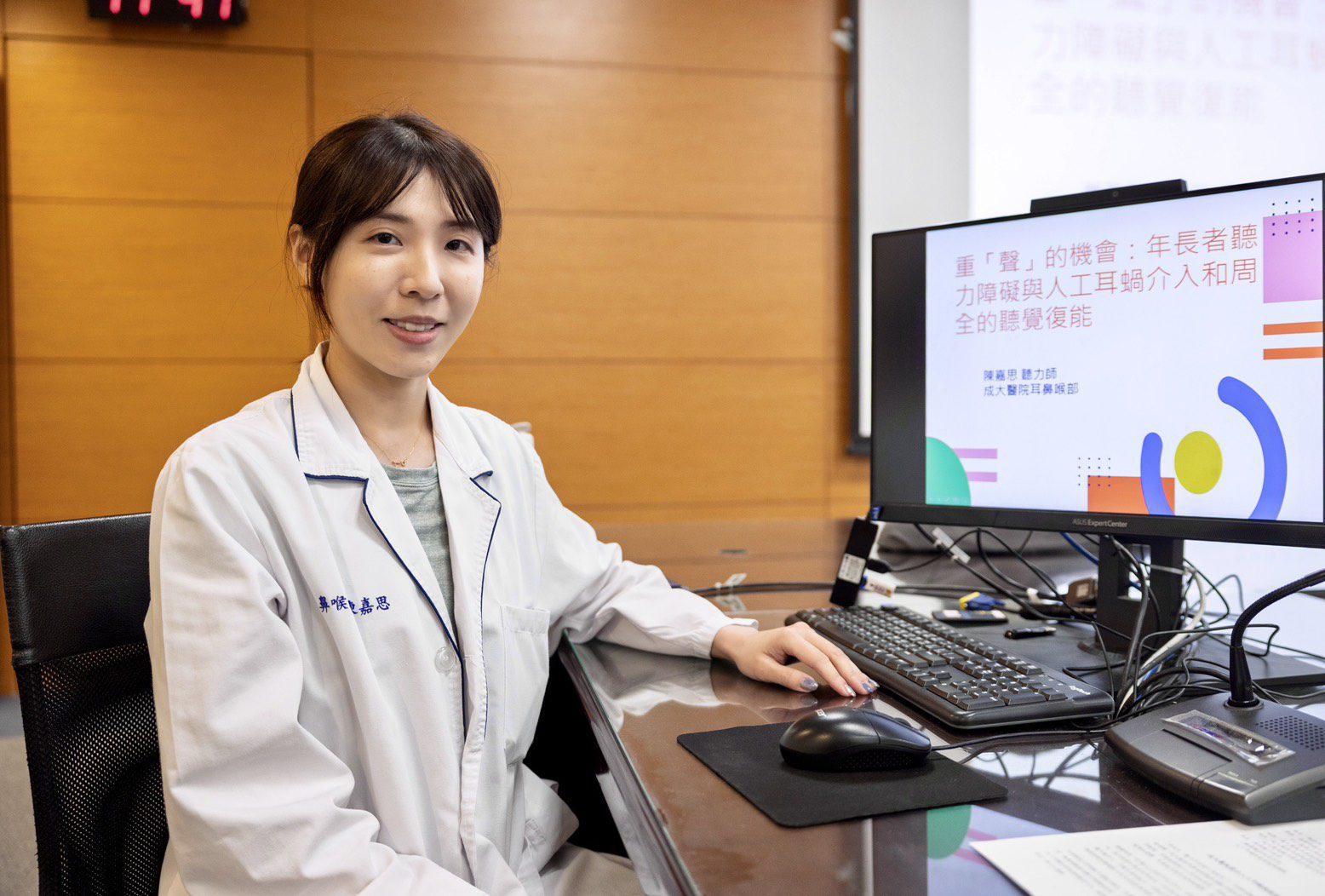 翁突發性感音神經性聽損 植入人工耳蝸改善