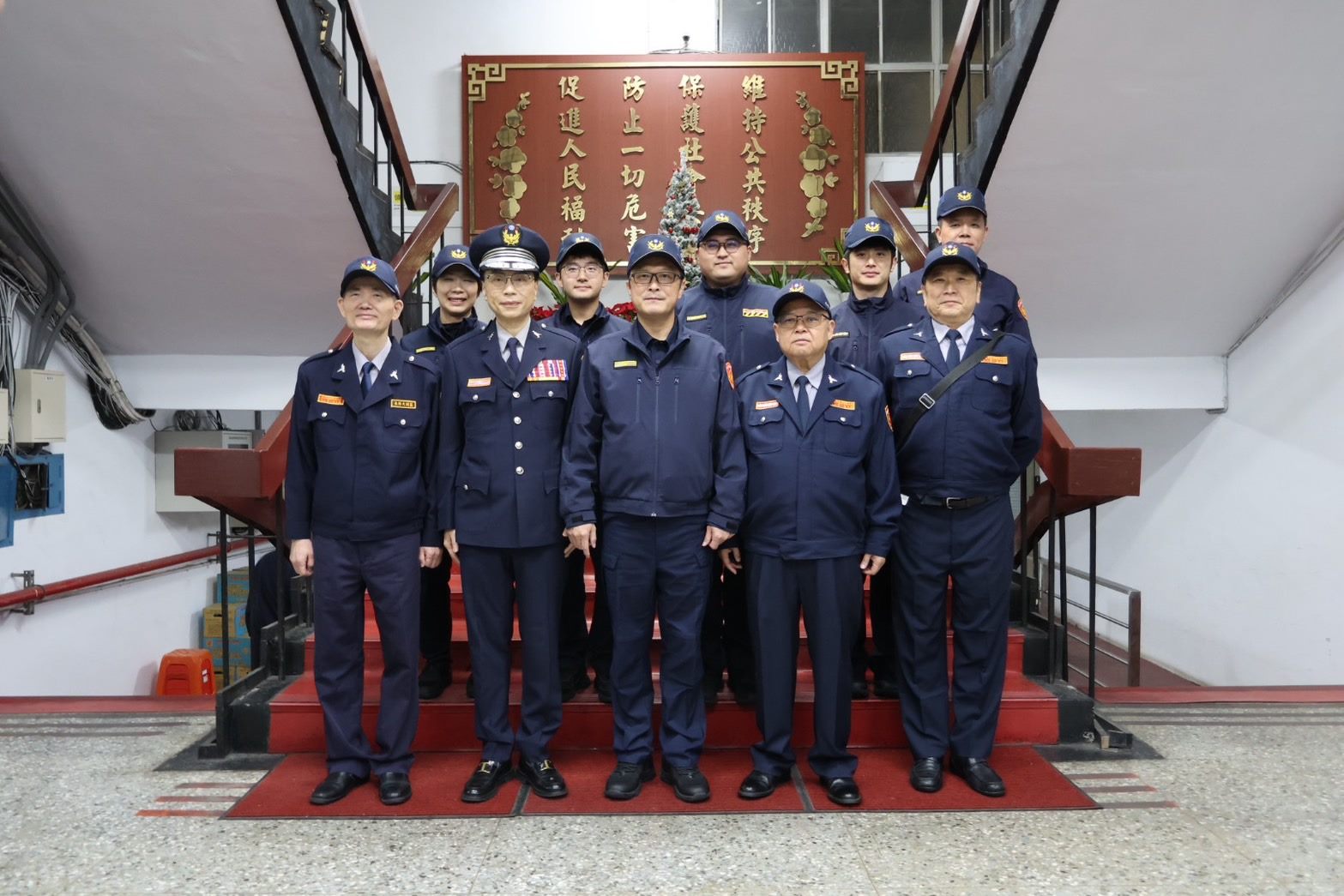 強化治安防護　北市文山義警大隊協勤慰勞　警民同心護社區