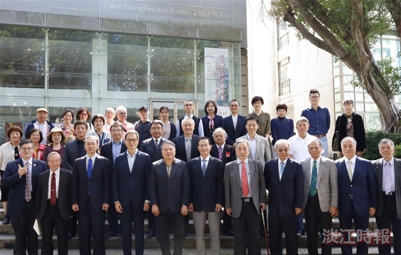 淡江75週年書畫大展 結合AI展現藝術新貌