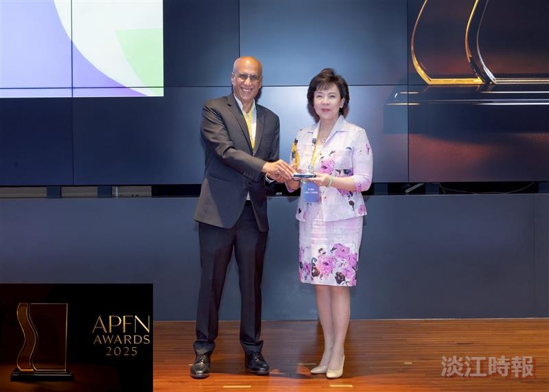 2025 APFN年會頒授張家宜個人獎　表彰推動亞太地區未來素養貢獻