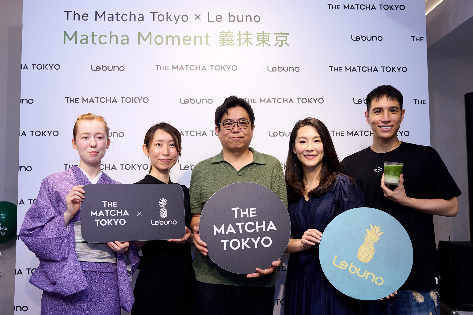義式冰淇淋 Le Buno 攜手日本的有機抹茶 The Matcha Tokyo 將日式抹茶帶入台灣