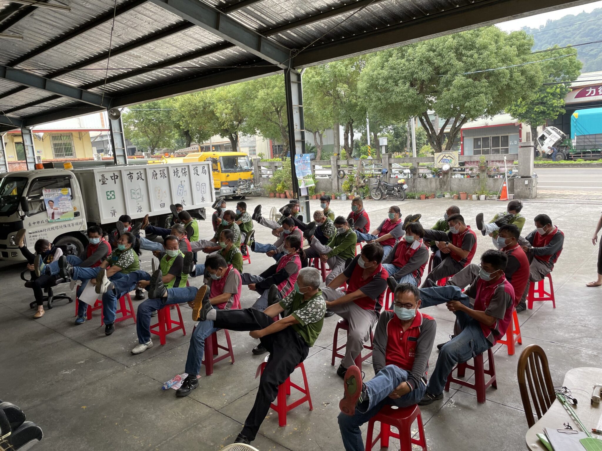 中市清潔隊減重奇蹟　從「哆啦A夢」變身型男老爸