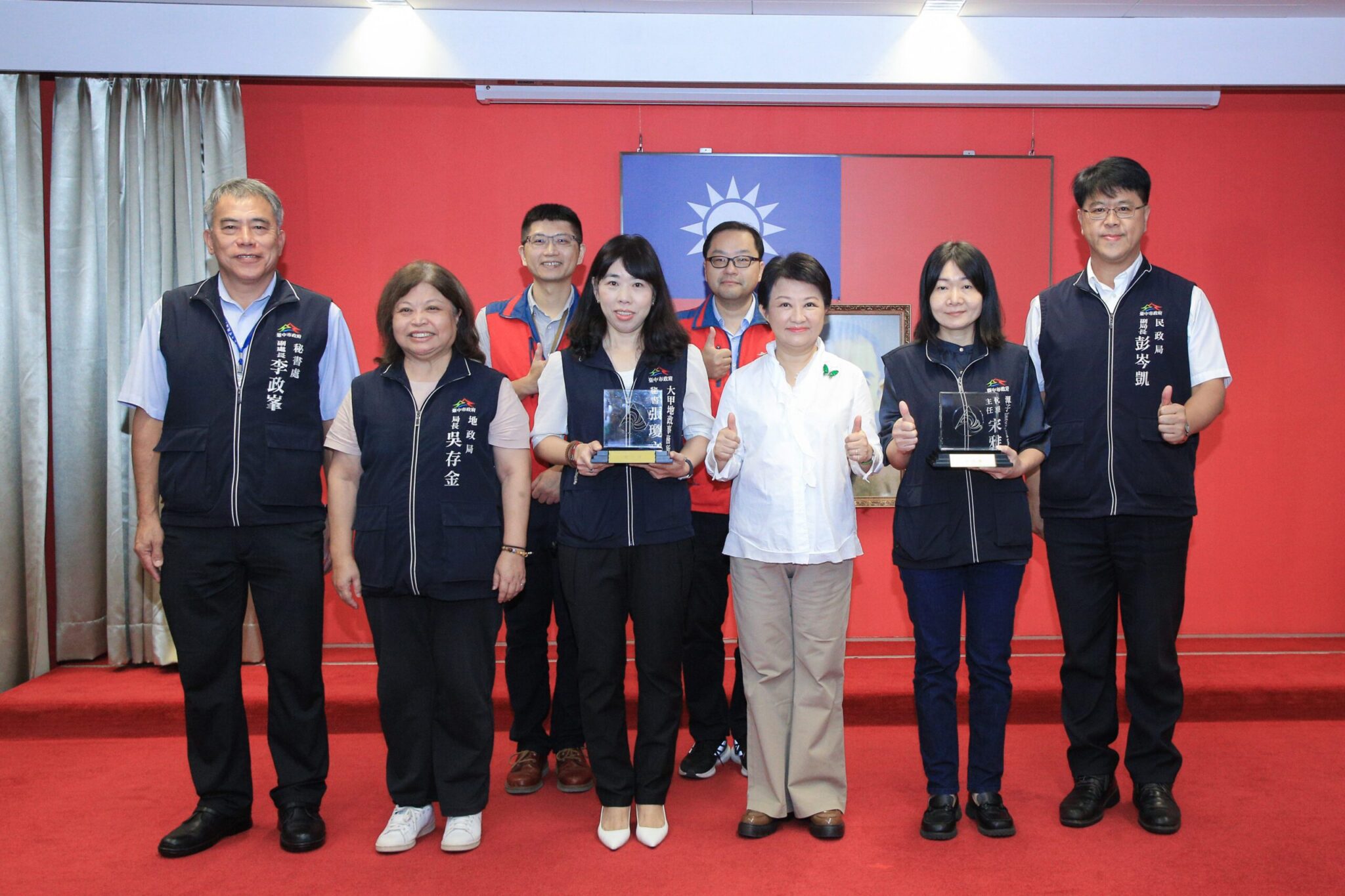 大甲地所獲金檔獎肯定　市政會議獻獎分享榮耀