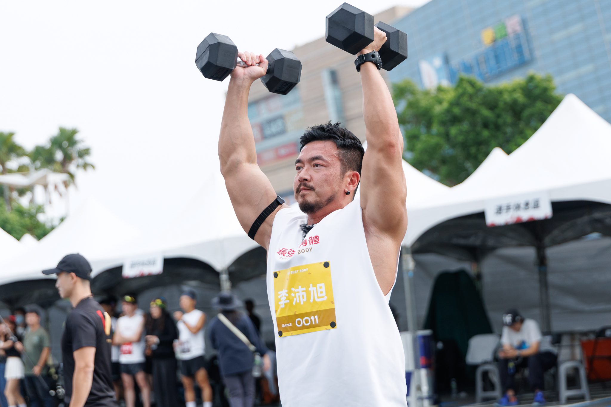 男演員肌肉之戰 龍語申嗆聲沒有對手 許仁杰求情給點面子 筋肉人李沛旭肌肉炸裂爆表