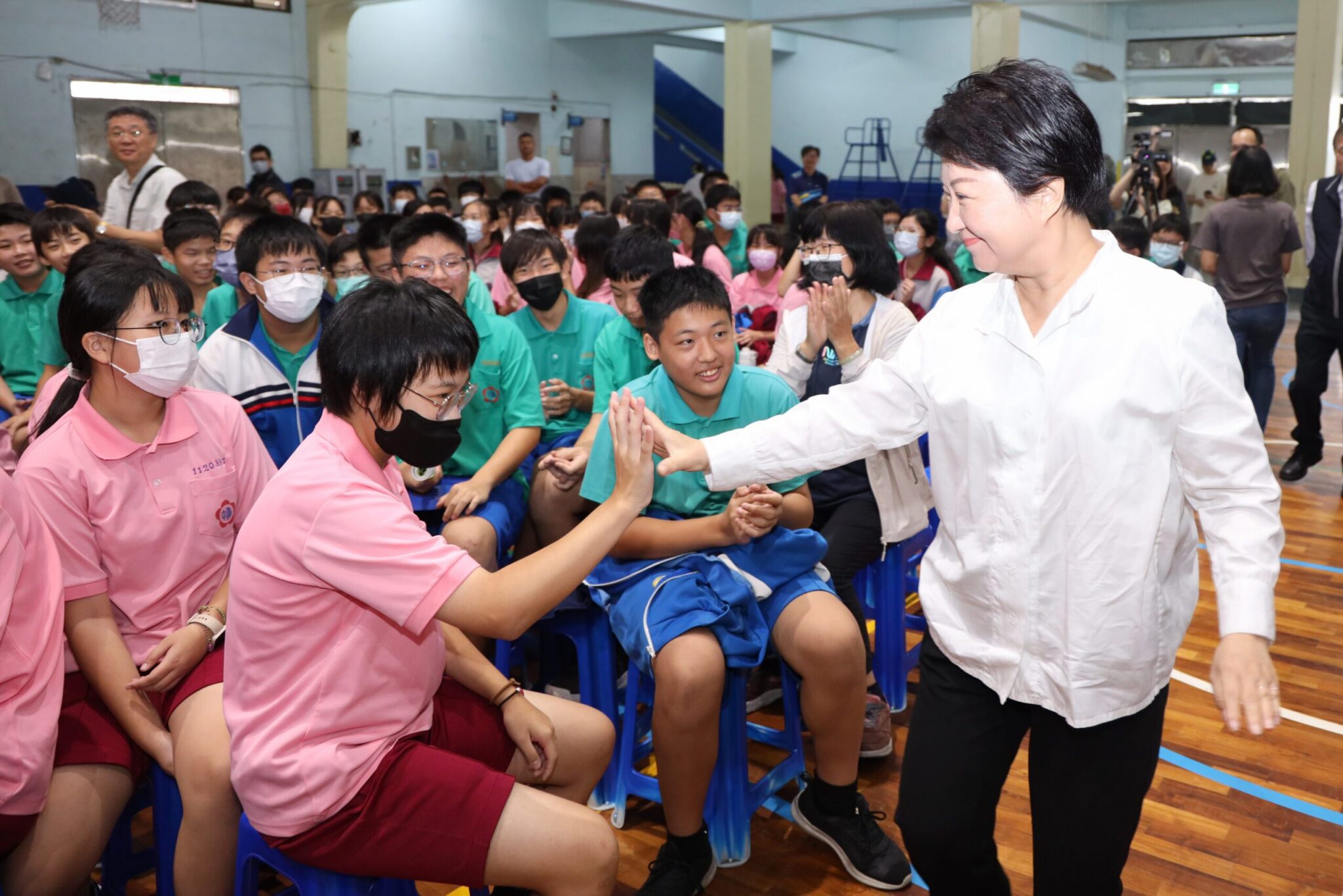 斥資1.6億重建清水國中新校舍落成　盧市長：教育不能等也不能省！