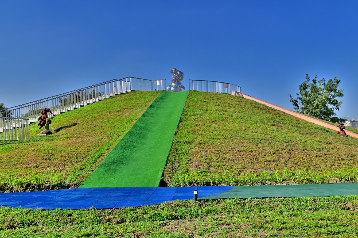 改善水質兼休憩! 中市水資中心打造親子設施、生態公園邀市民走春 改善水質兼休憩! 中市水資中心打造親子設施、生態公園邀市民走春