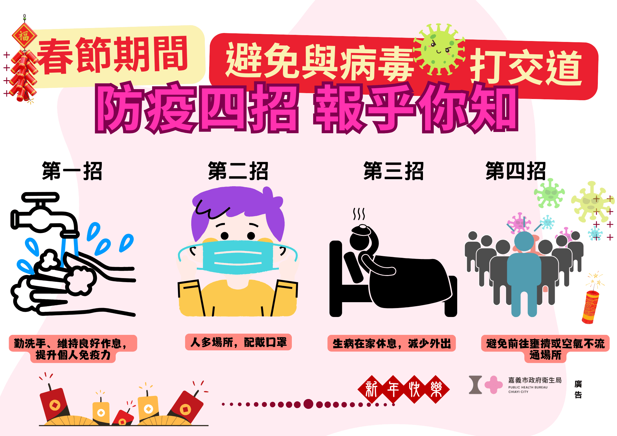 嘉義市春節門診不打烊　初一至初三開設傳染病特別門診　避免醫院急診壅塞