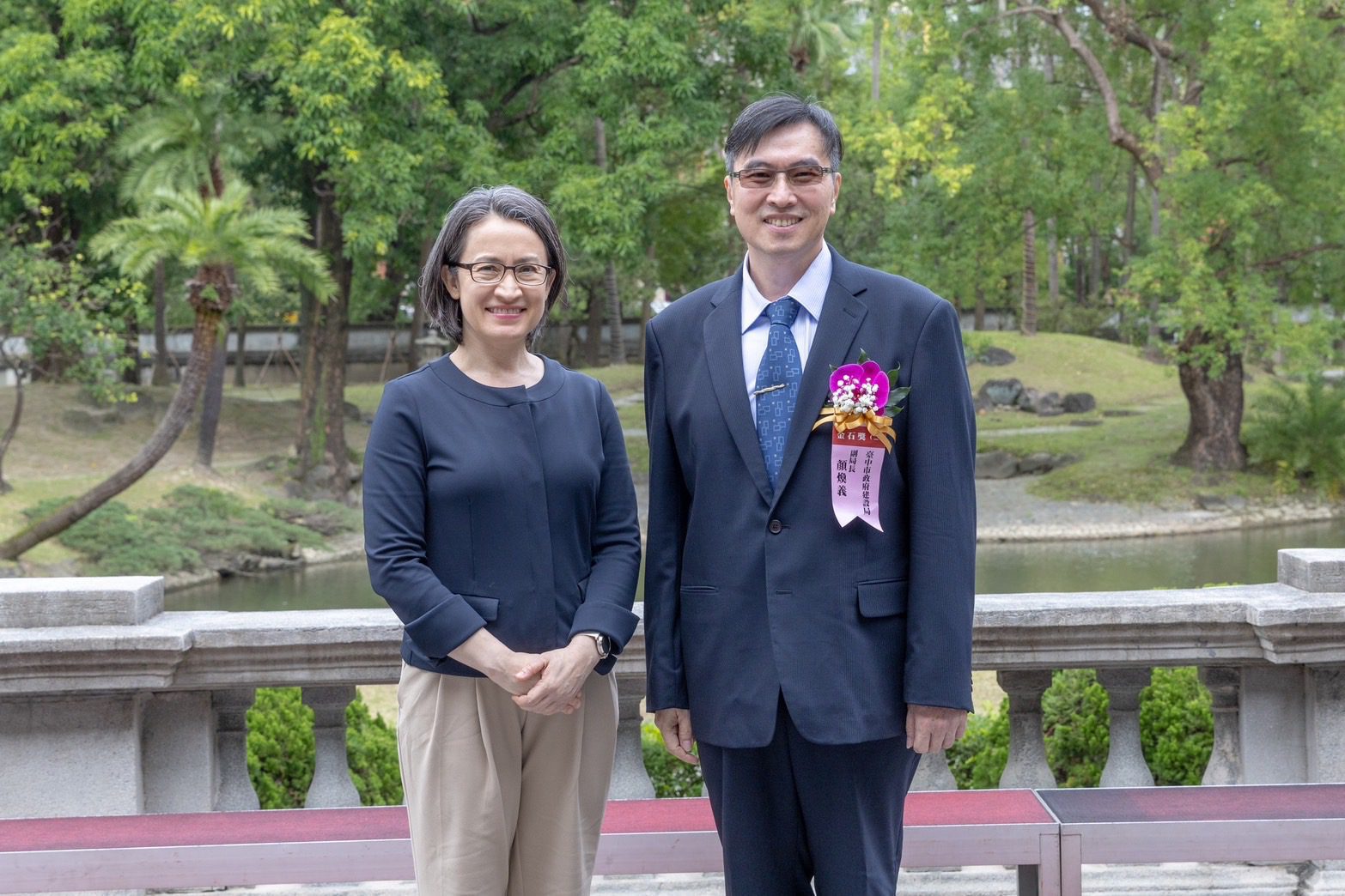 台中北屯運動中心工程奪金石獎　蕭副總統接見讚揚：卓越建設！