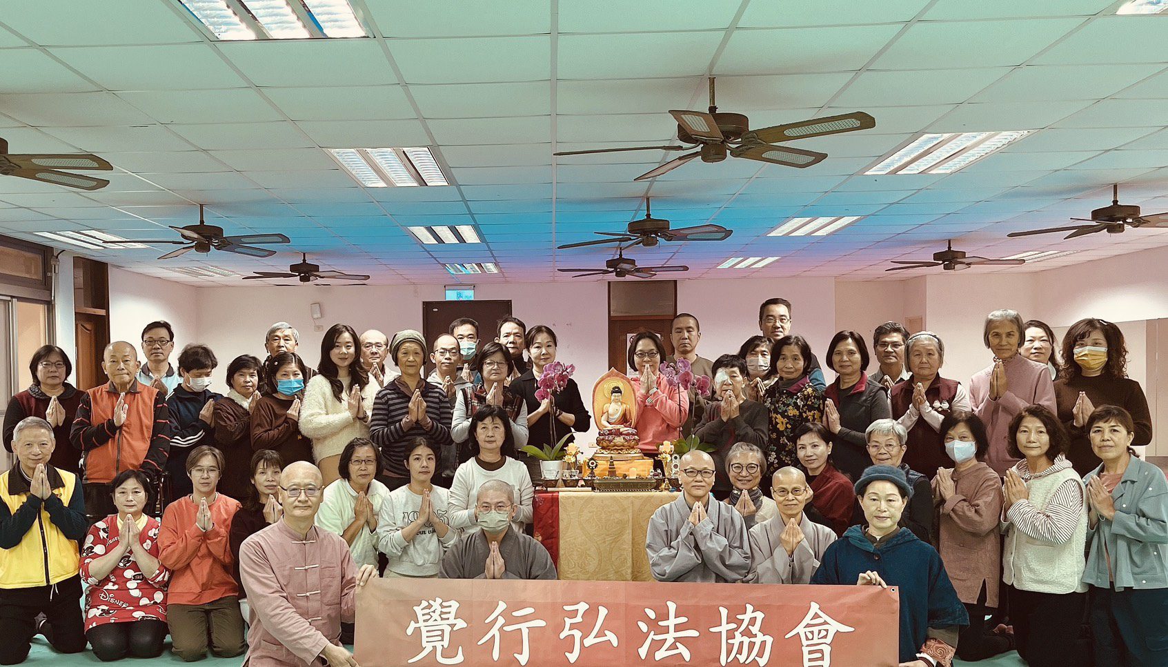 覺行弘法協會舉行禪修大法學一日習營 50多人學習禪修同霑法喜