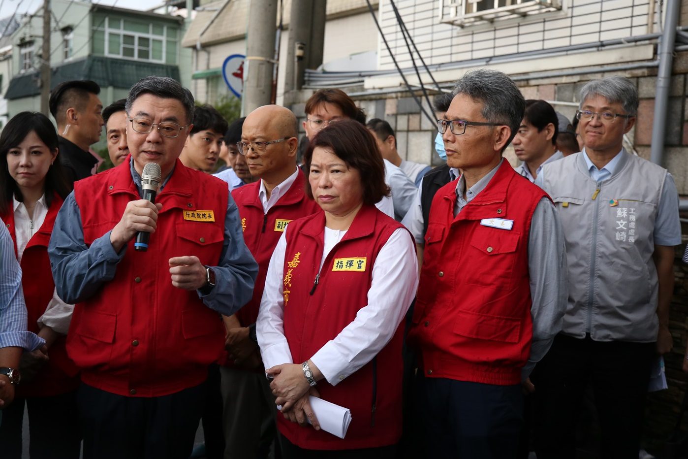 卓榮泰南下勘災　黃敏惠籲加速復電　中央地方合力推災後重建
