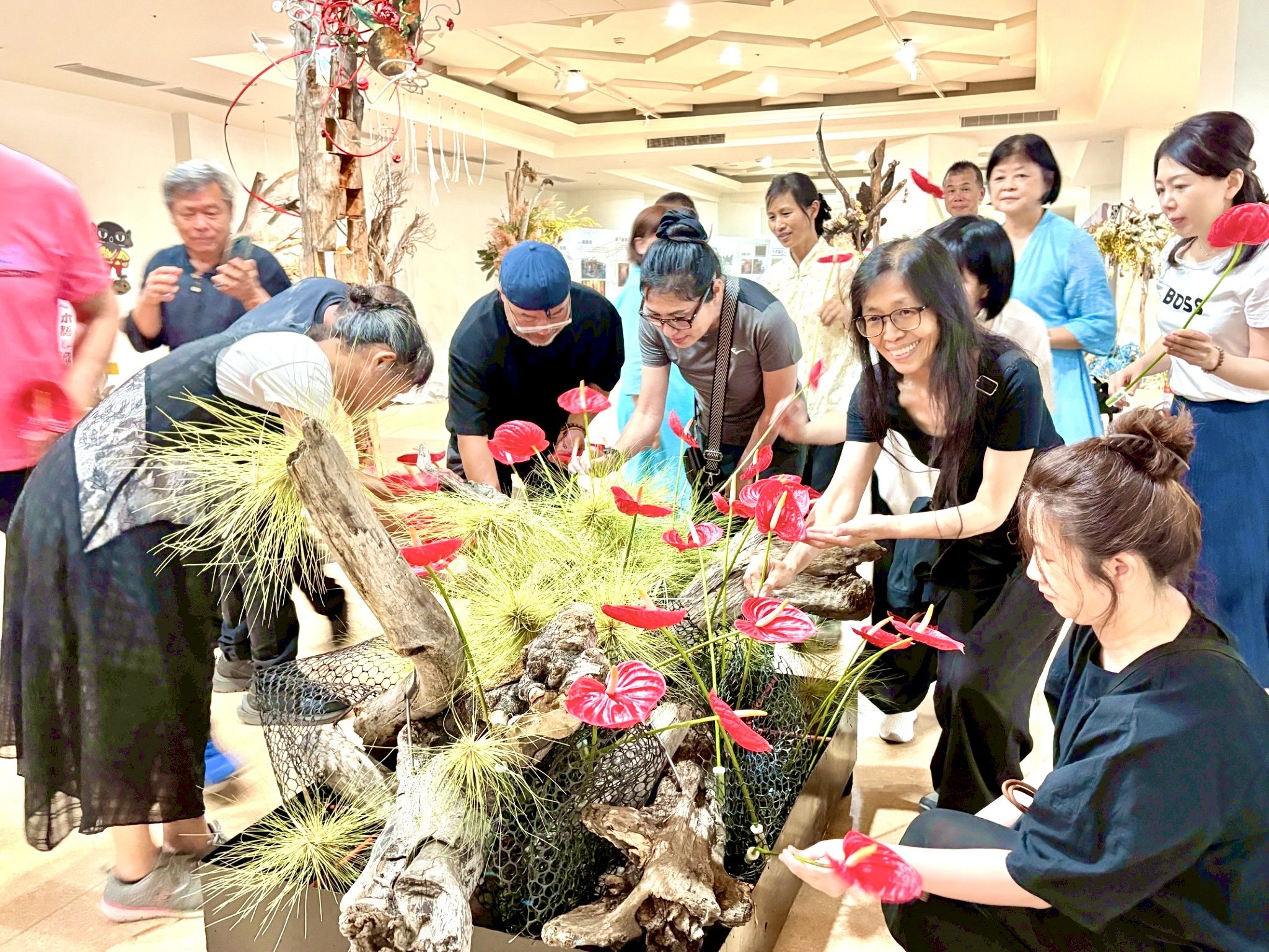 台日藝術跨海共創！　草月流漂流木藝術展7/6揭幕　媽祖園區免費入場參觀