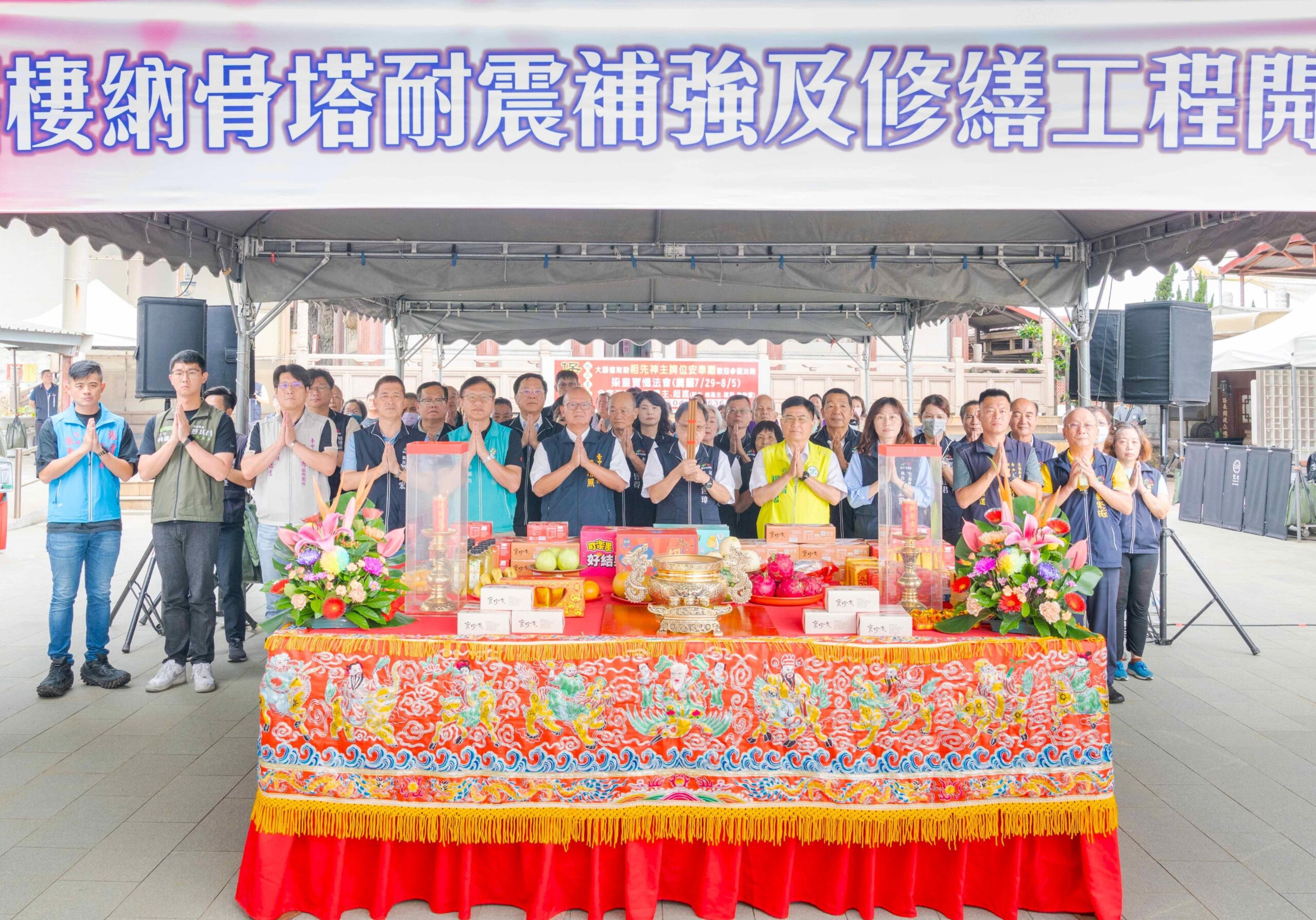 斥資近千萬！中市梧棲納骨塔啟動耐震補強　民政局長：強化殯葬設施安全品質