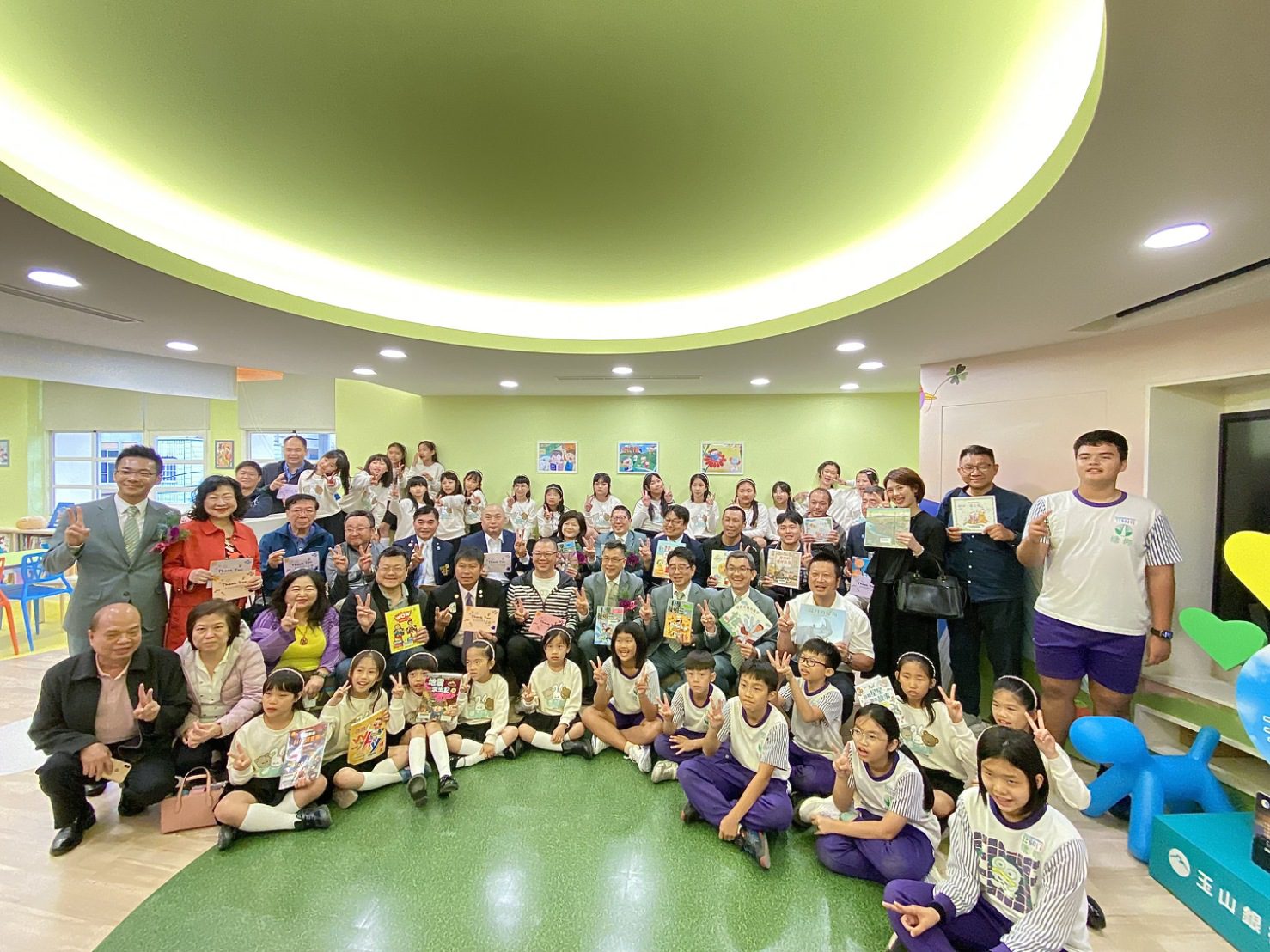 美好的教育禮物! 　第198所「玉山圖書館」落腳中市清水槺榔國小