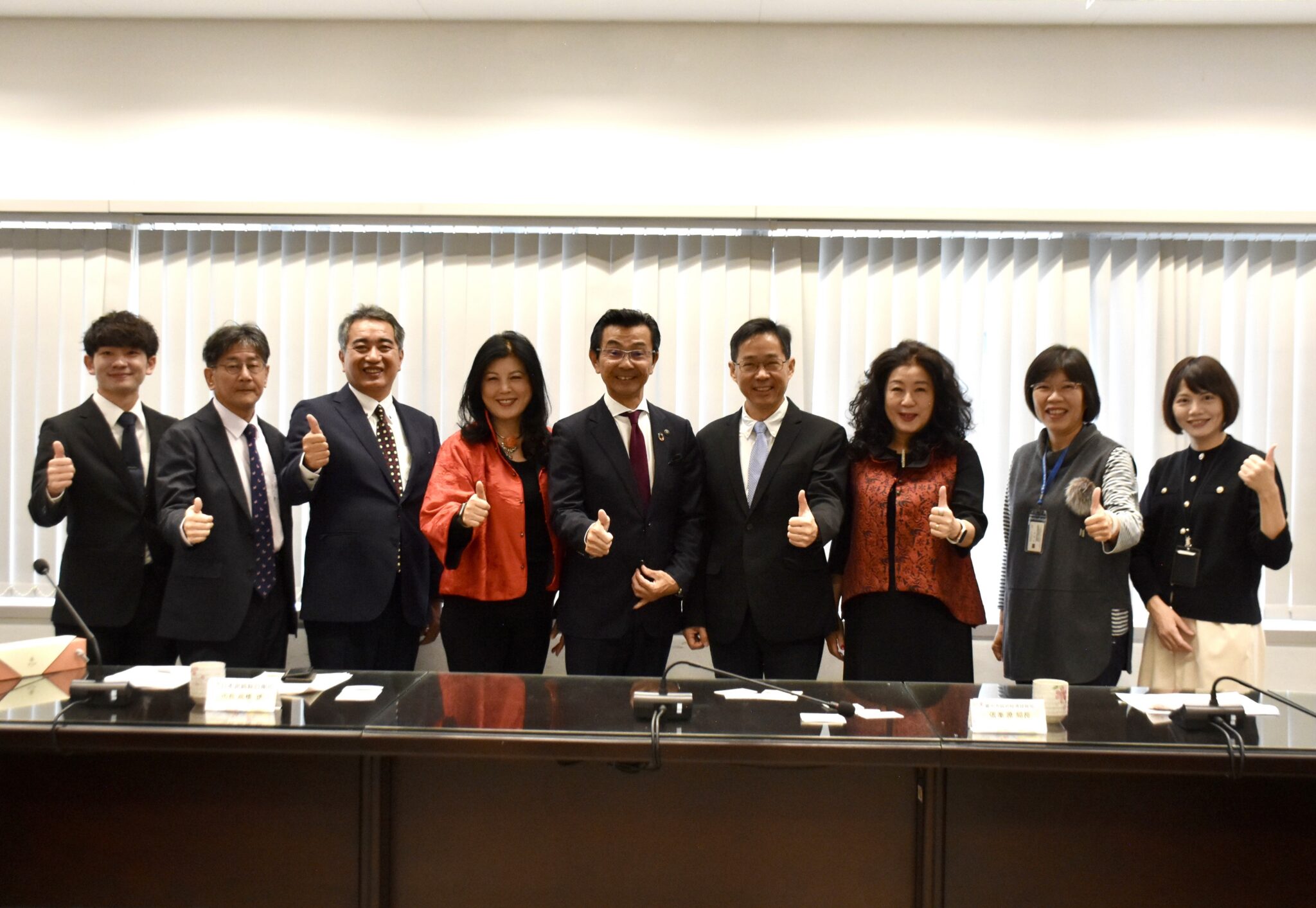 日本宮崎縣日南市高橋透市長率團拜會中市府　深化台日城市交流夥伴關係