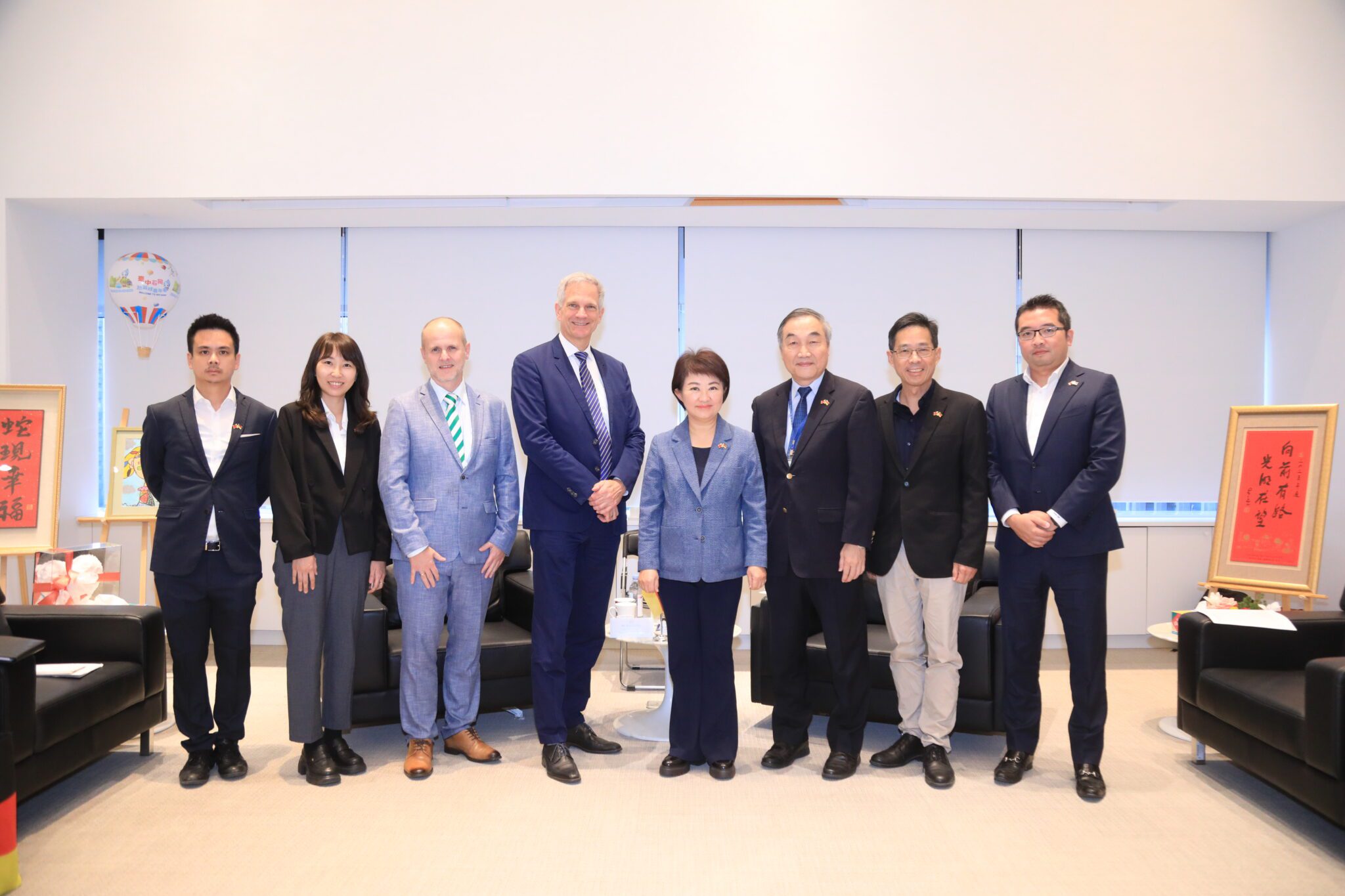 德國在台協會拜會中市府暢談兩地發展　盧市長：台德共享價值 德不孤 必有鄰