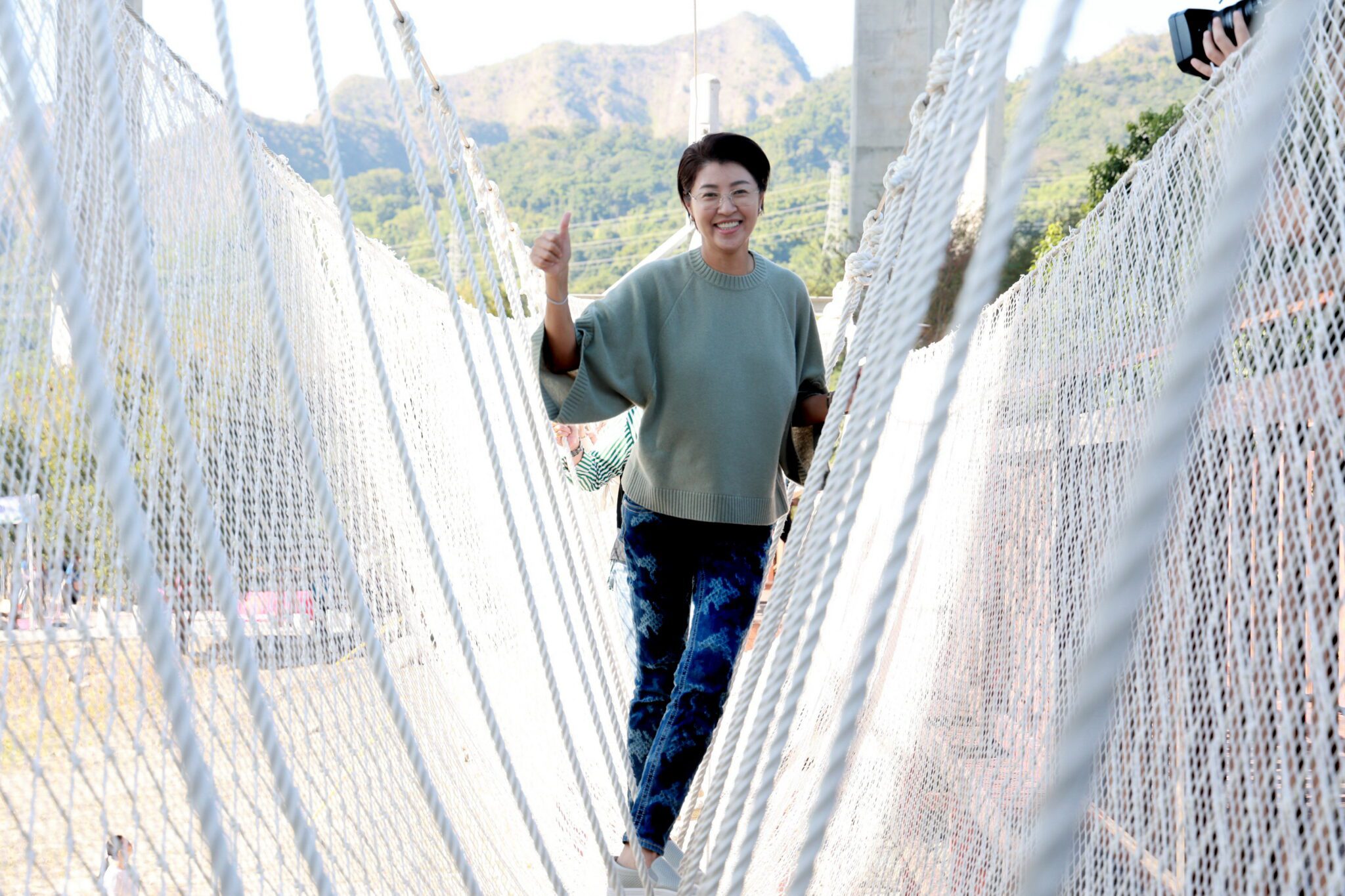 這個好玩！ 國姓橋聳雲天增設親子遊樂設施、山訓場