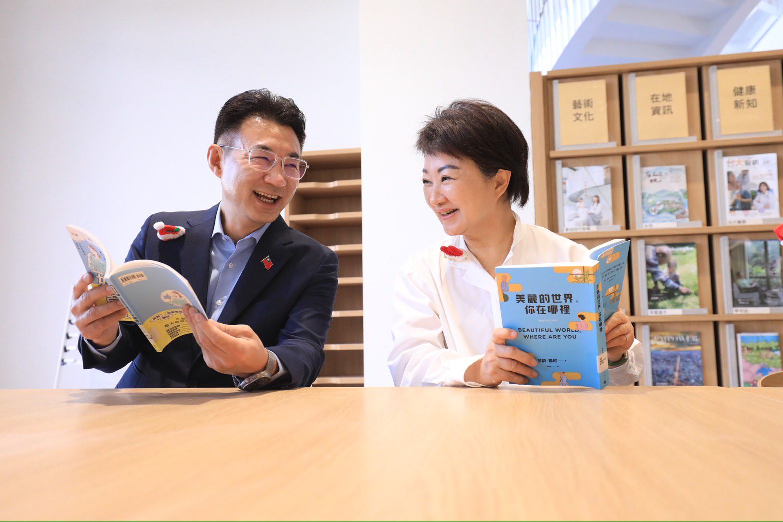 打造「會呼吸的圖書館」！　 北屯溪東圖書館正式開館 盧市長：提供多元友善閱讀空間